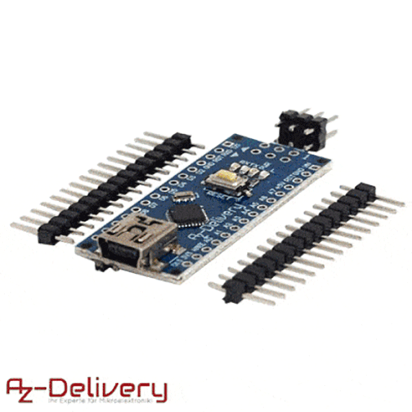 AZ-Nano V3-Board mit Atmega328 CH340 nicht verlötete, verbesserte Version - AZ-Delivery