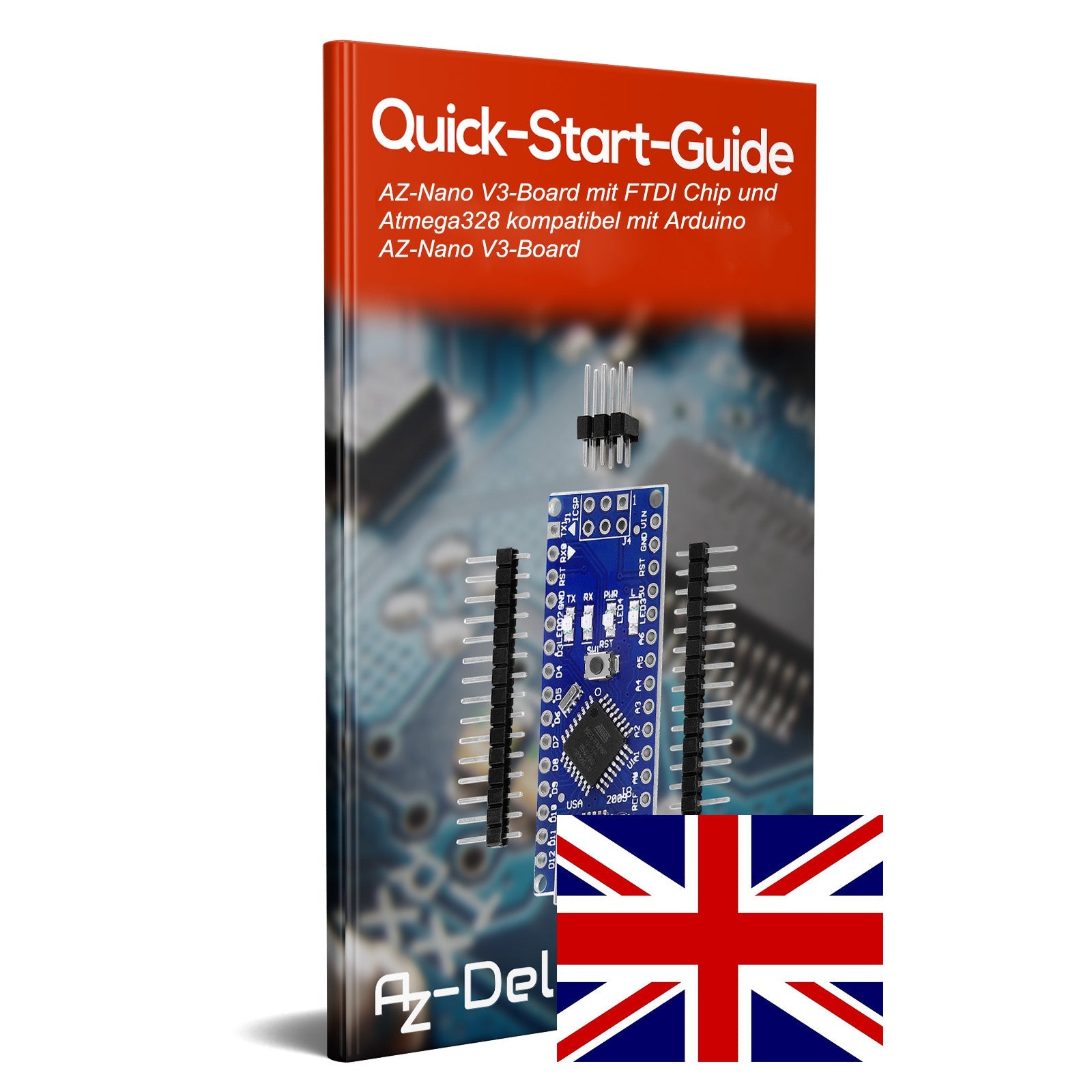 AZ-Nano V3-Board mit FT232RL Chip und ATmega328! 100% AZ-Nano V3-Board mit FT232RL Chip und ATmega328! 100% AZ-Nano V3-Board kompatibel - AZ-Delivery