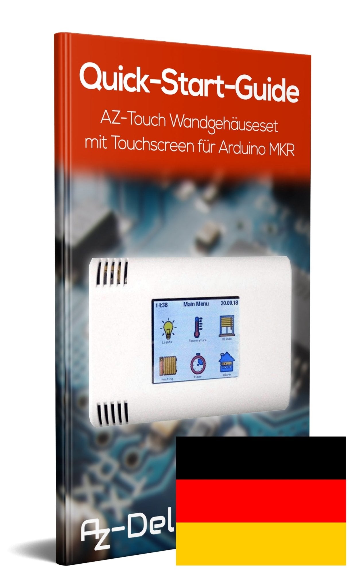 AZ-Touch Wandgehäuseset mit Touchscreen für MKR - AZ-Delivery