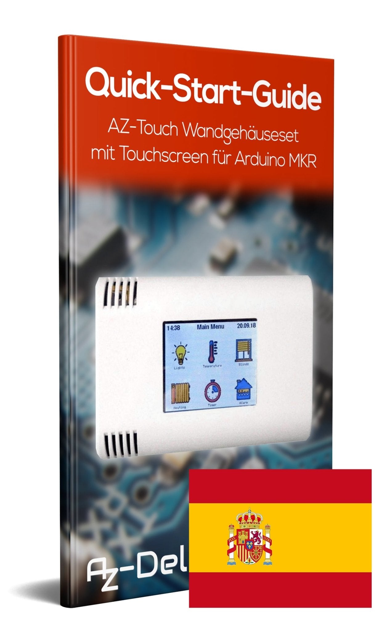 AZ-Touch Wandgehäuseset mit Touchscreen für MKR - AZ-Delivery