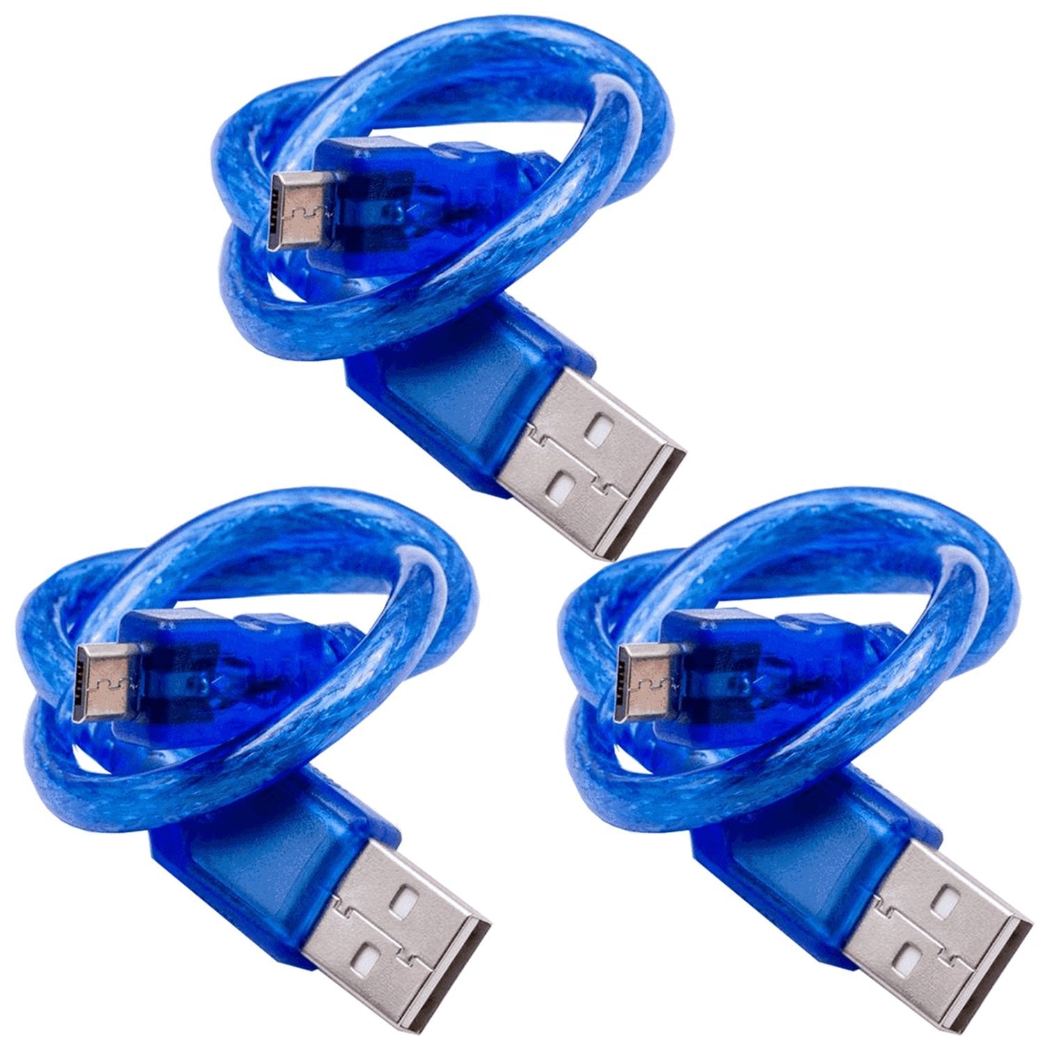 Blaues USB Kabel für USB A auf USB Micro B, mit USB 2.0 - AZ-Delivery