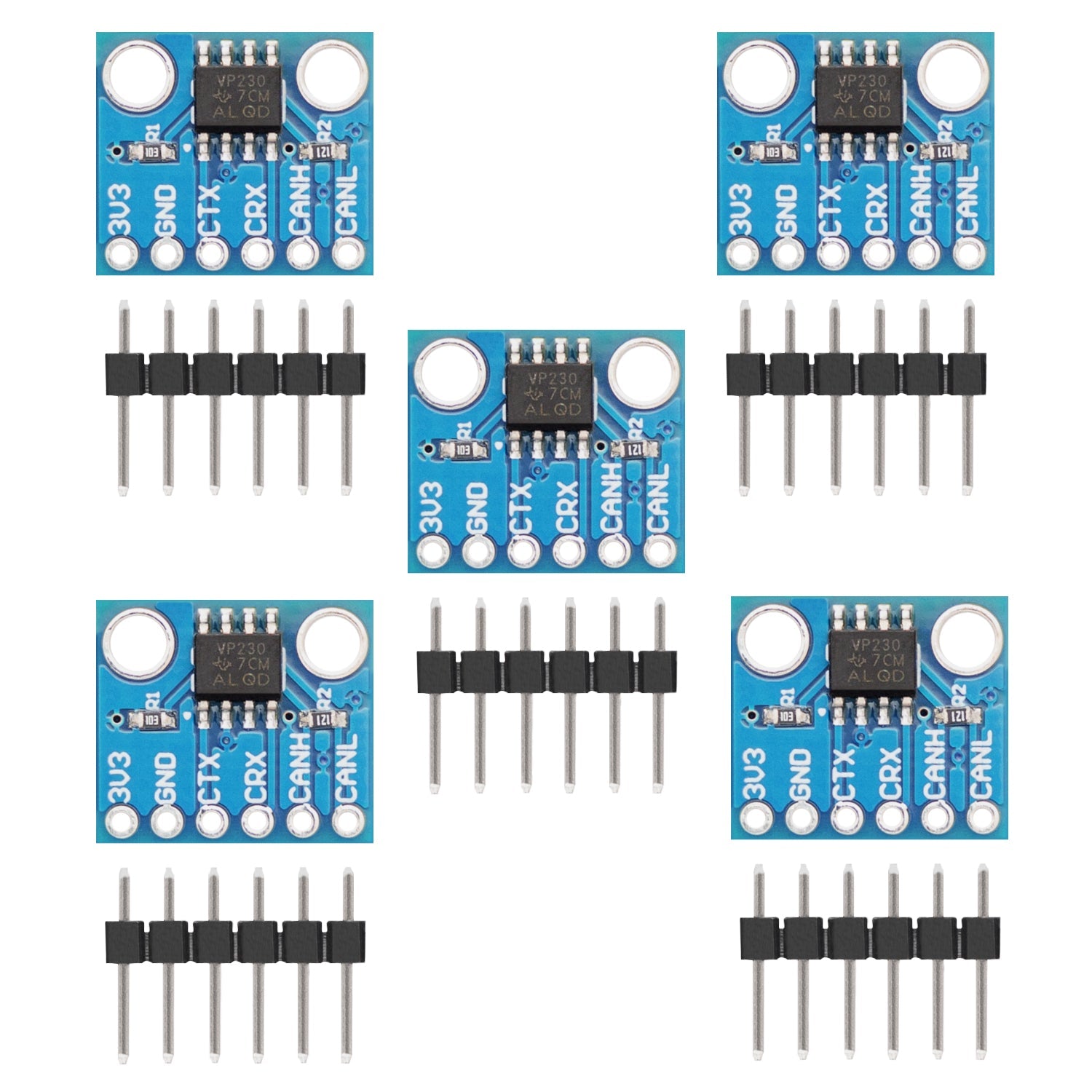 CAN-Bus-Transceiver-Breakout-Board | kompatibel mit ISO 11898-2 Physical Layer Standard - AZ-Delivery