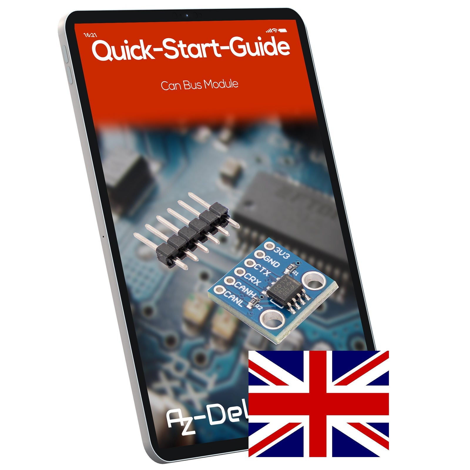 CAN-Bus-Transceiver-Breakout-Board | kompatibel mit ISO 11898-2 Physical Layer Standard - AZ-Delivery