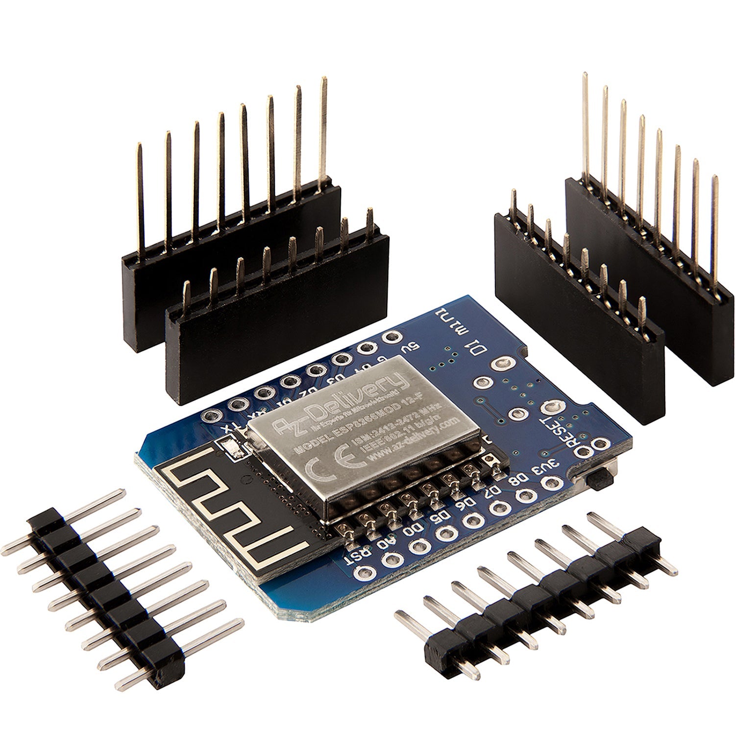 NodeMCU ESP8266 Scheda WiFi - Con CH340G, Micro USB, Compatibile Arduino, Per IoT E Domotica - Foto 9
