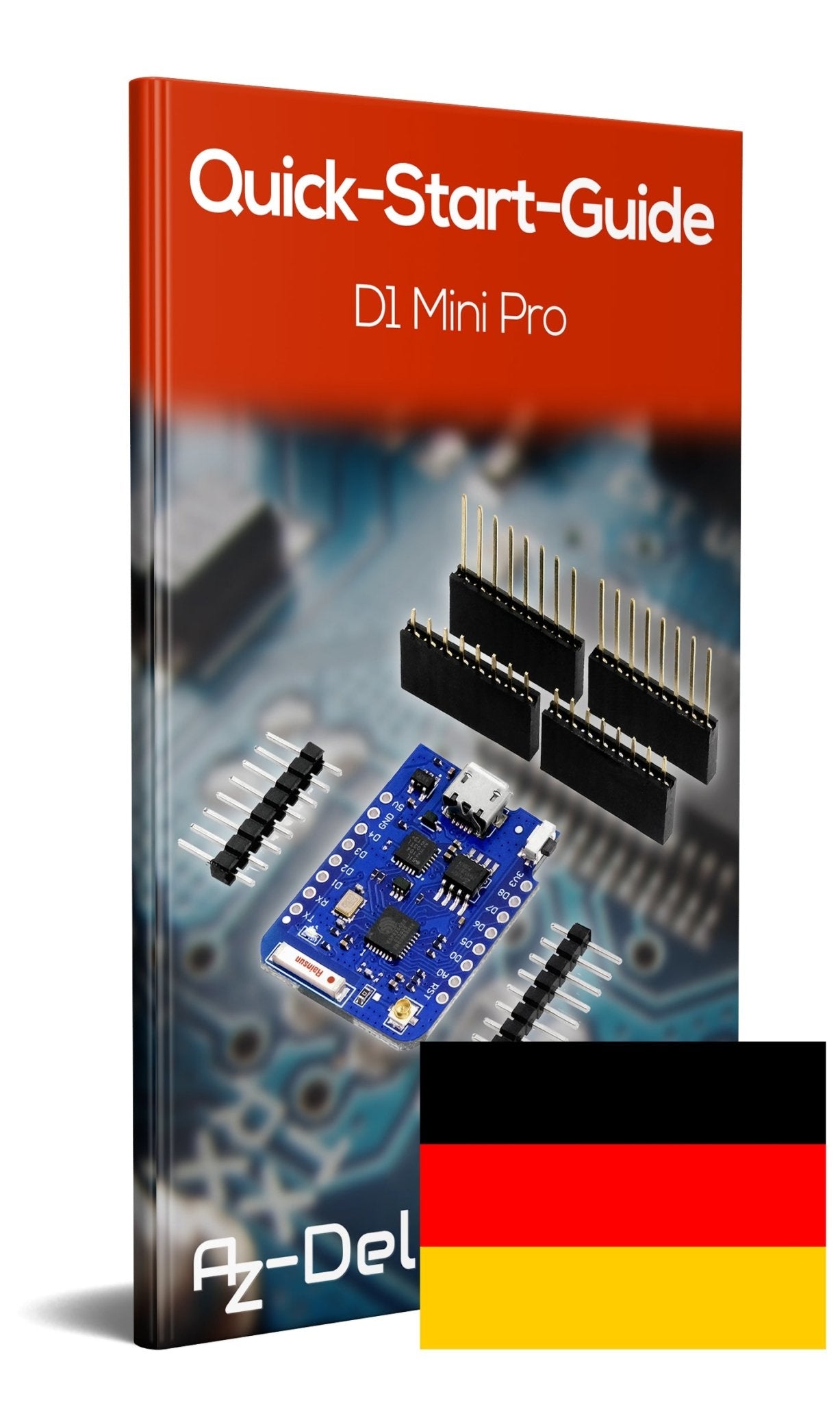 D1 Mini Pro ESP8266 ESP-8266EX CP2104 WIFI Entwicklungboard - AZ-Delivery