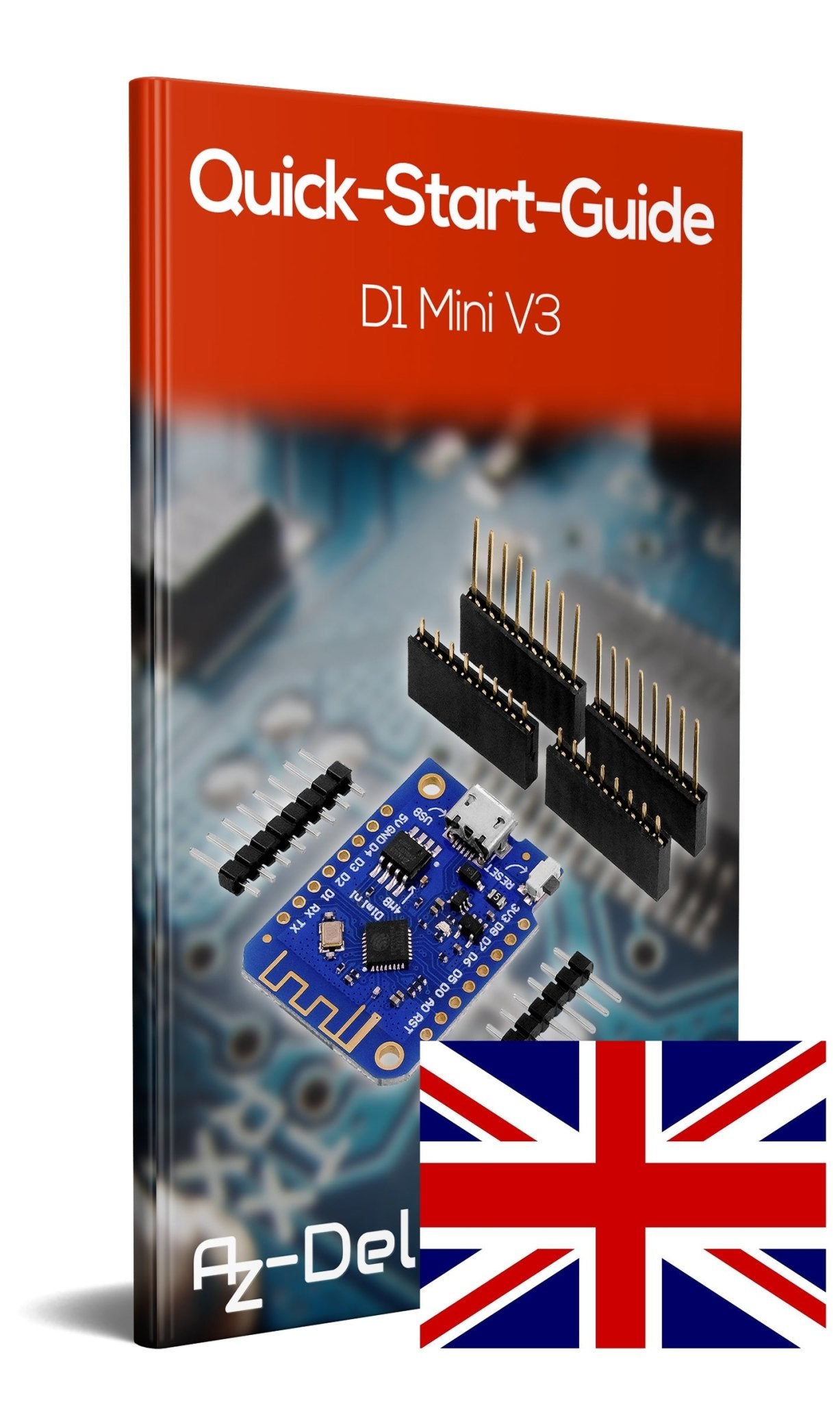 D1 Mini V3 NodeMCU mit ESP8266-12F WLAN Modul - AZ-Delivery