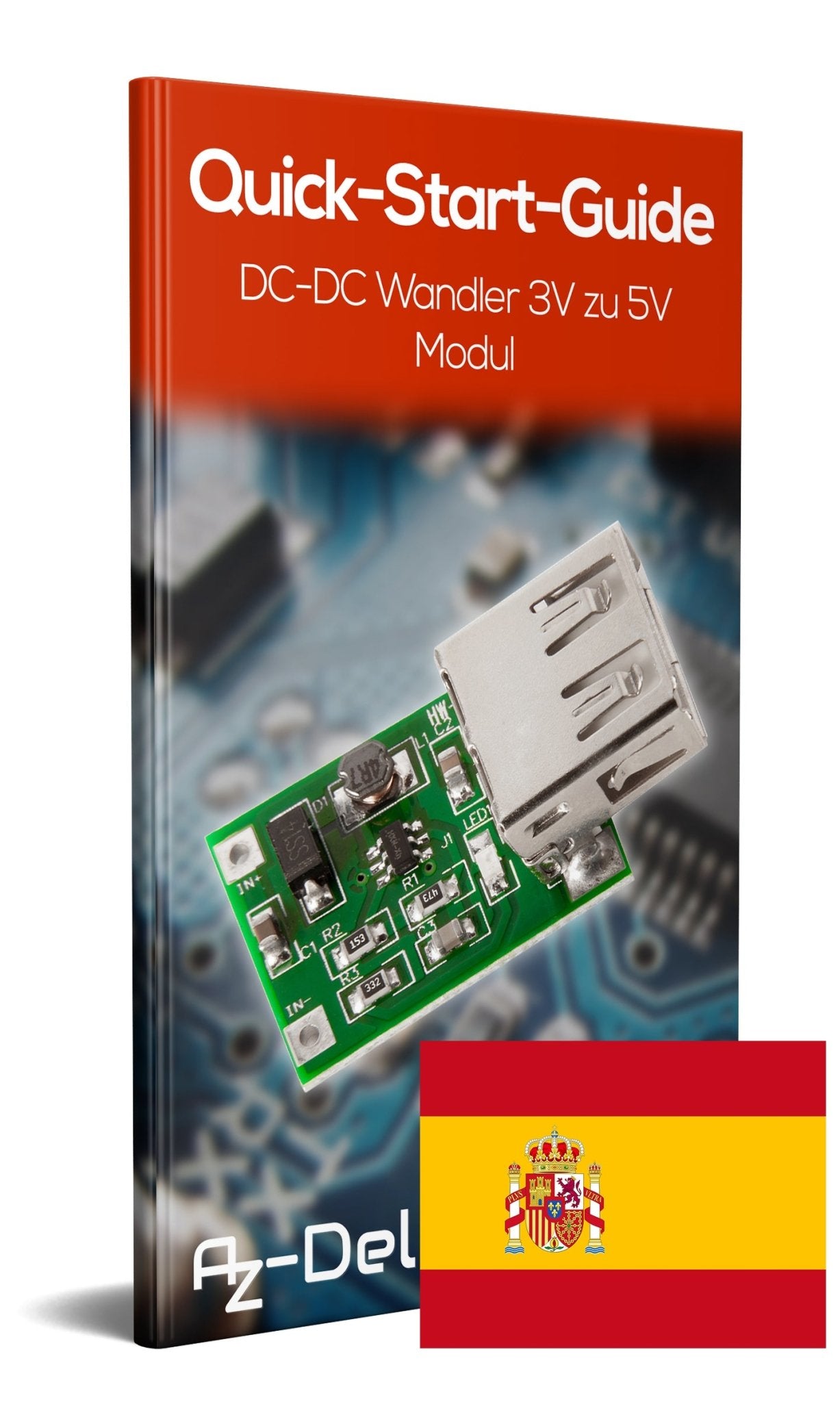 DC-DC Wandler 3V zu 5V USB Ausgang 600mA step up Power Module - AZ-Delivery