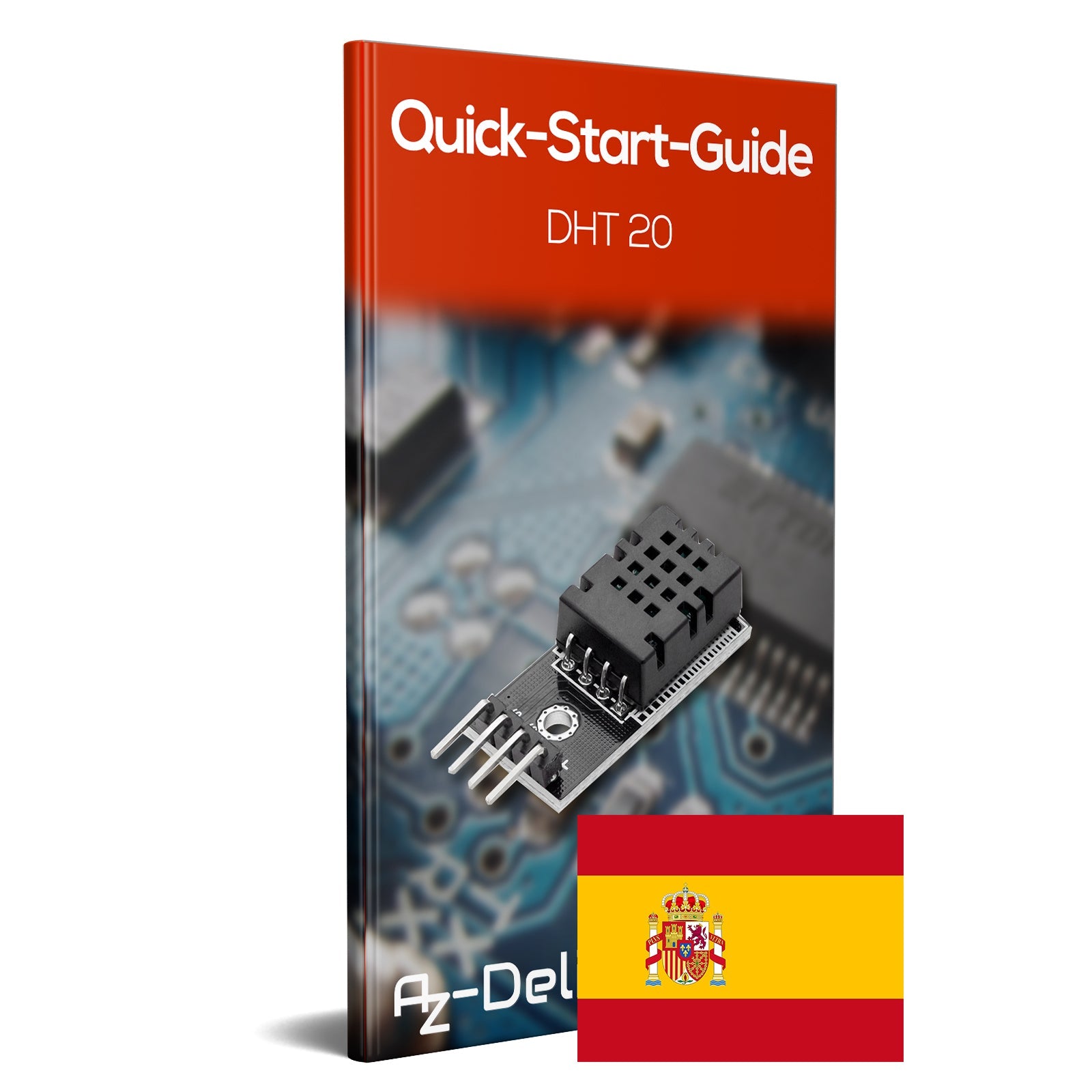 DHT20 Digitaler Temperatursensor und Luftfeuchtigkeitssensor mit I2C Schnittstelle 2.5V bis 5.5V kompatibel mit Raspberry Pi Board für DIY Mikroelektronik-Projekte - AZ-Delivery