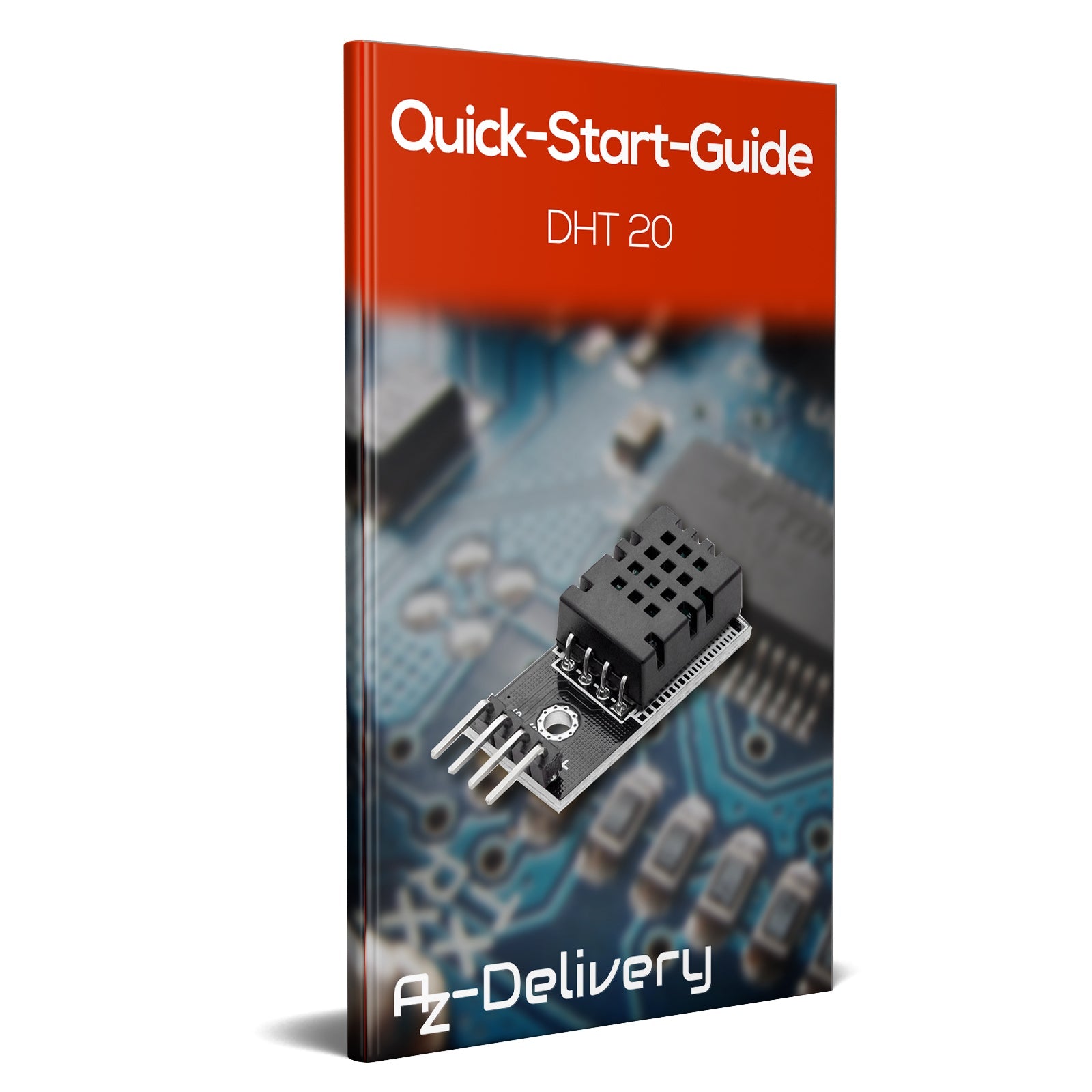 DHT20 Digitaler Temperatursensor und Luftfeuchtigkeitssensor mit I2C Schnittstelle 2.5V bis 5.5V kompatibel mit Raspberry Pi Board für DIY Mikroelektronik-Projekte - AZ-Delivery