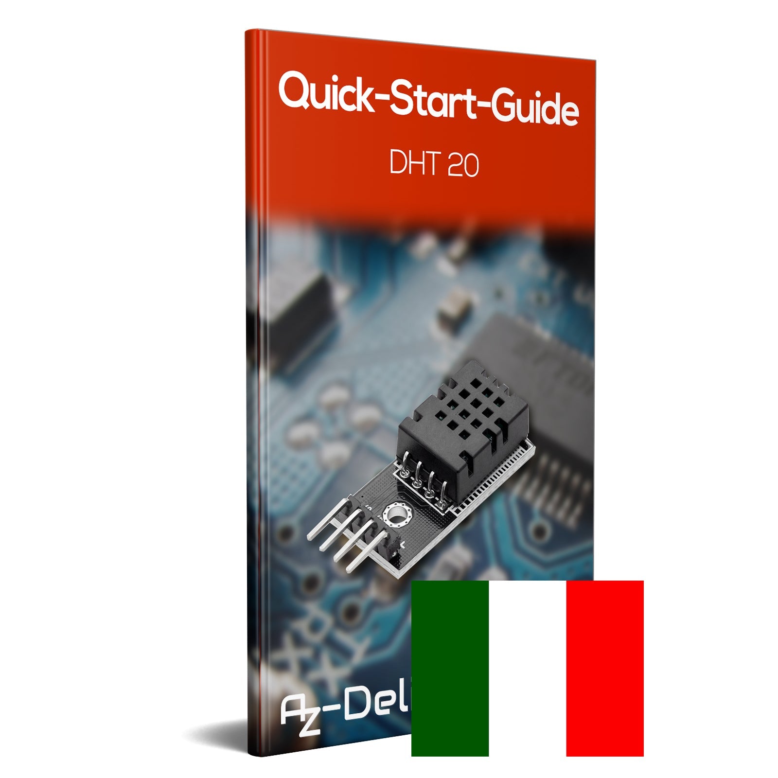 DHT20 Digitaler Temperatursensor und Luftfeuchtigkeitssensor mit I2C Schnittstelle 2.5V bis 5.5V kompatibel mit Raspberry Pi Board für DIY Mikroelektronik-Projekte - AZ-Delivery