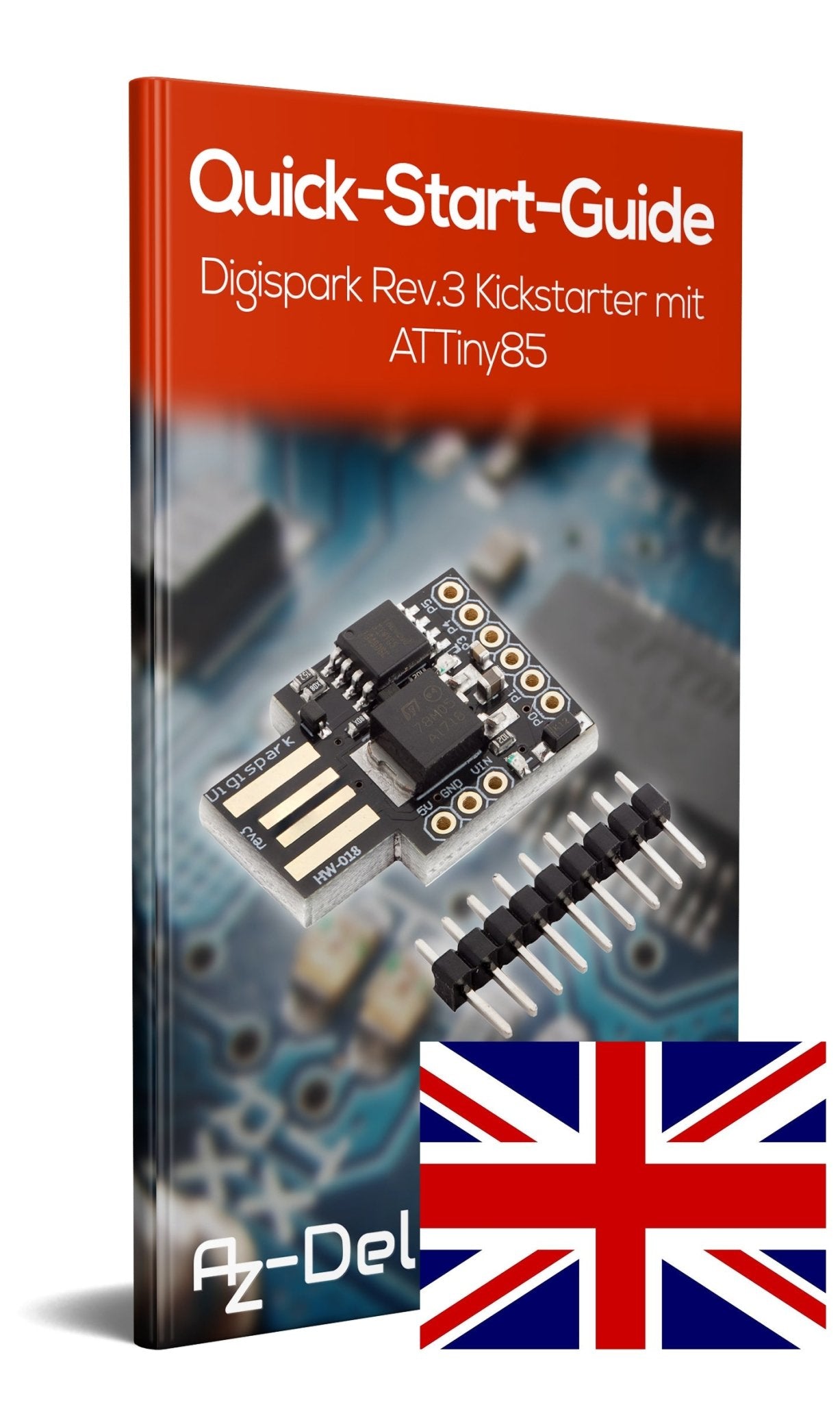 Digispark Rev.3 Kickstarter mit ATTiny85 und USB - AZ-Delivery