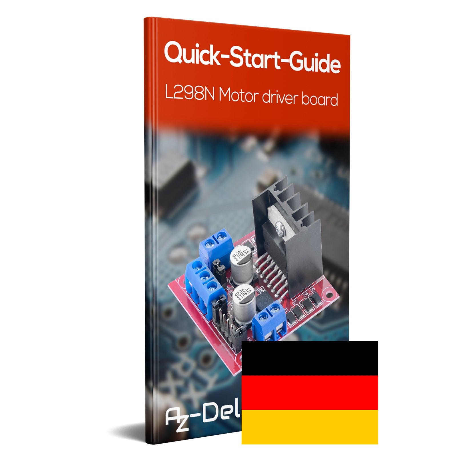 Doppel H-Brücke DC Motor Controller Board Modul AZ-L298N | kompatibel mit Arduino - AZ-Delivery