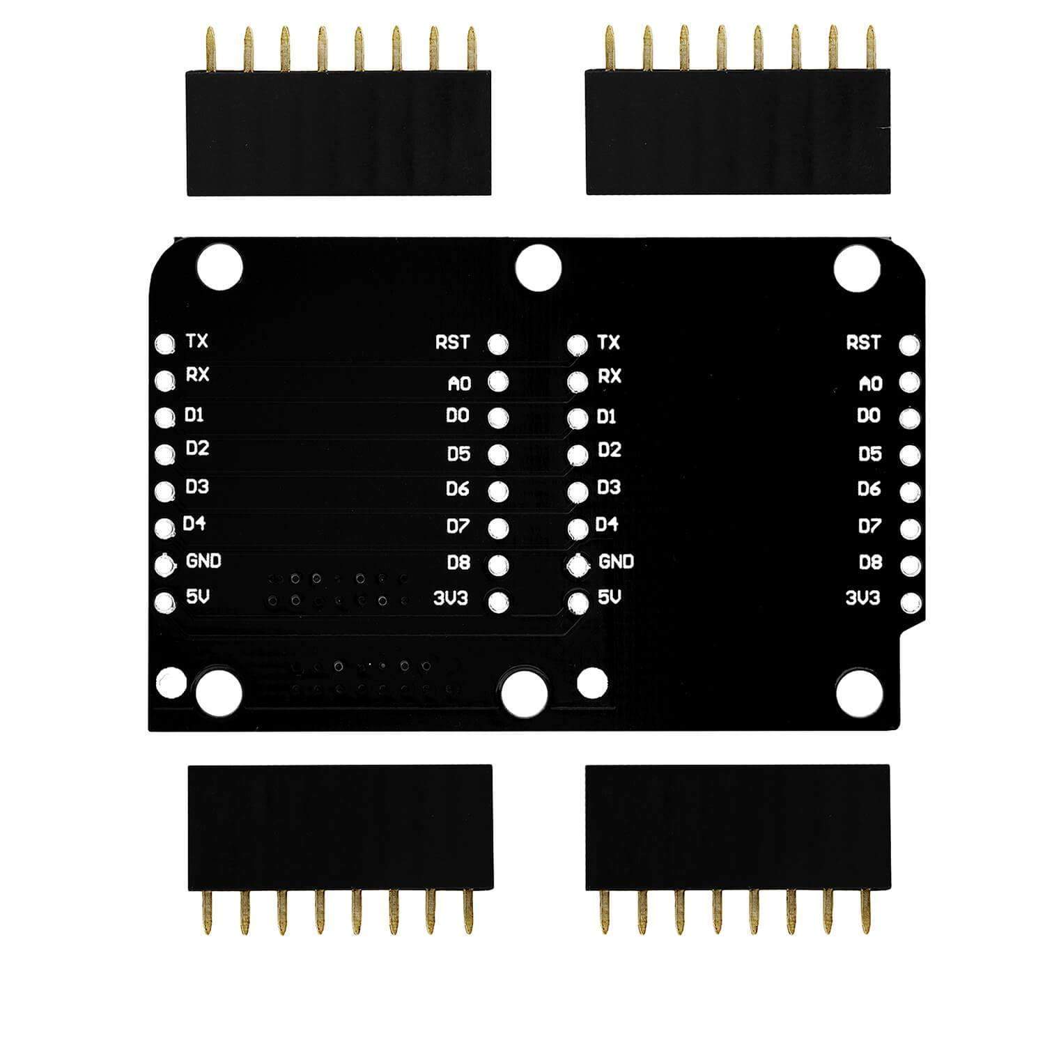 Dual Base Shield PCB Board Für D1 Mini NodeMCU ESP8266 - AZ-Delivery