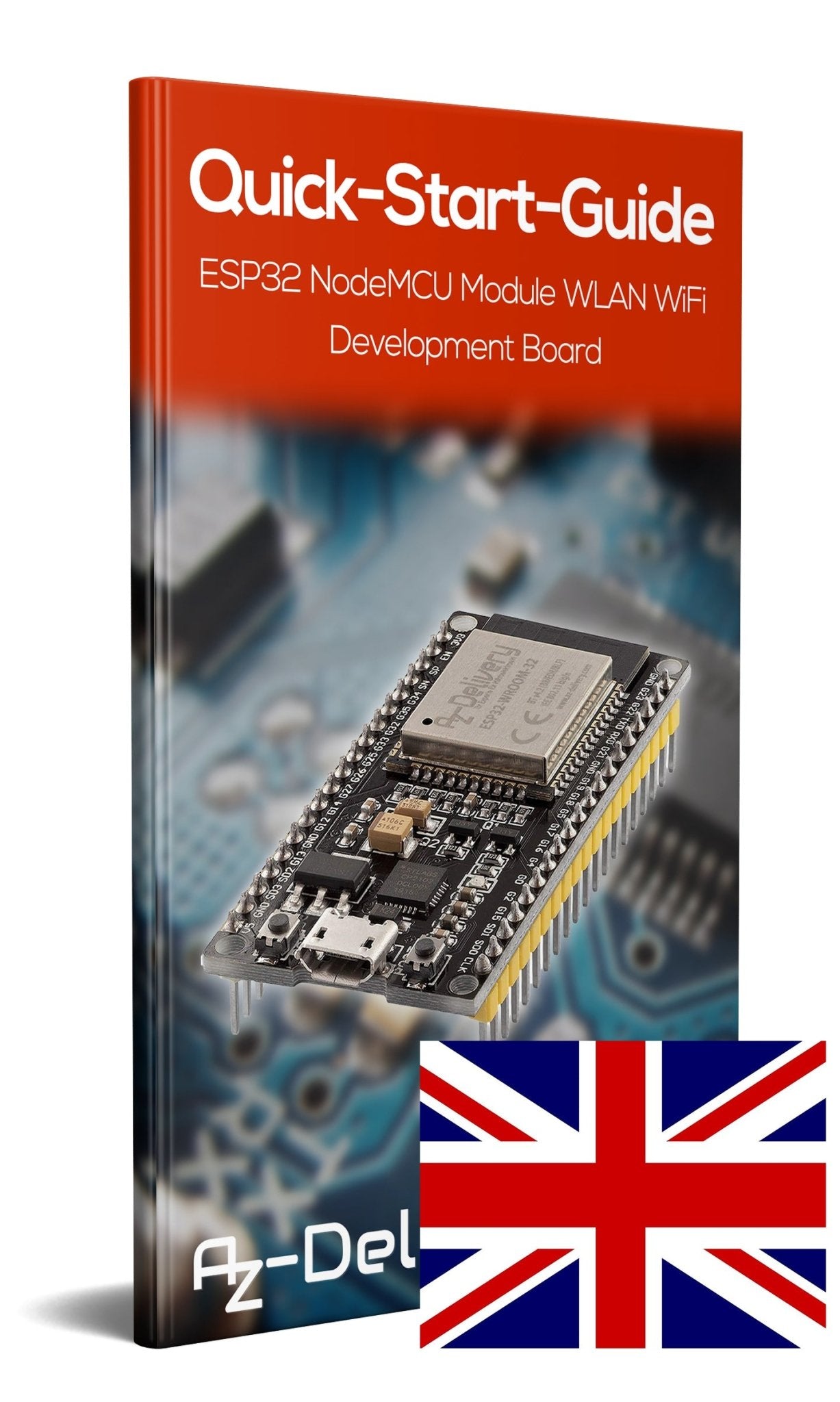 ESP32 NodeMCU Module WLAN WiFi Development Board mit CP2102 (Nachfolgermodell zum ESP8266) - AZ-Delivery