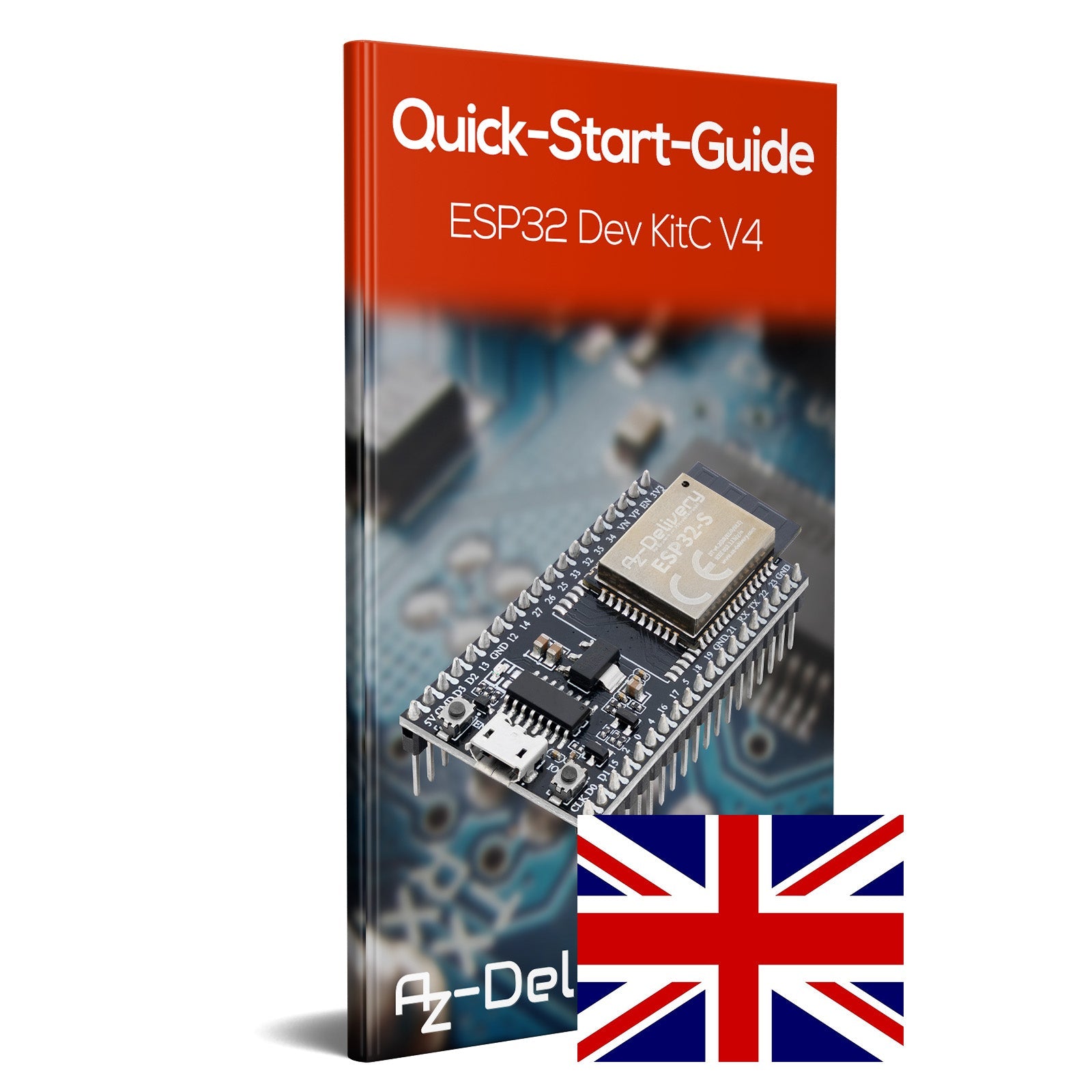 ESP32S Dev Kit C V4 NodeMCU WLAN Development Board kompatibel mit Arduino (Nachfolger Modul von ESP32S Dev Kit C V2) - AZ-Delivery