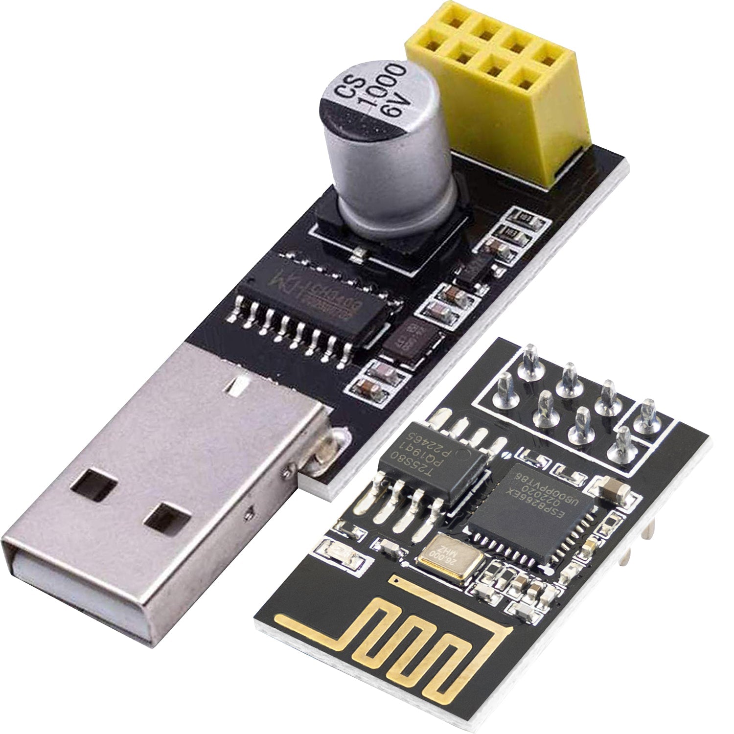 ESP8266 ESP-01S mit USB-Adapter Wlan WiFi Modul - AZ-Delivery