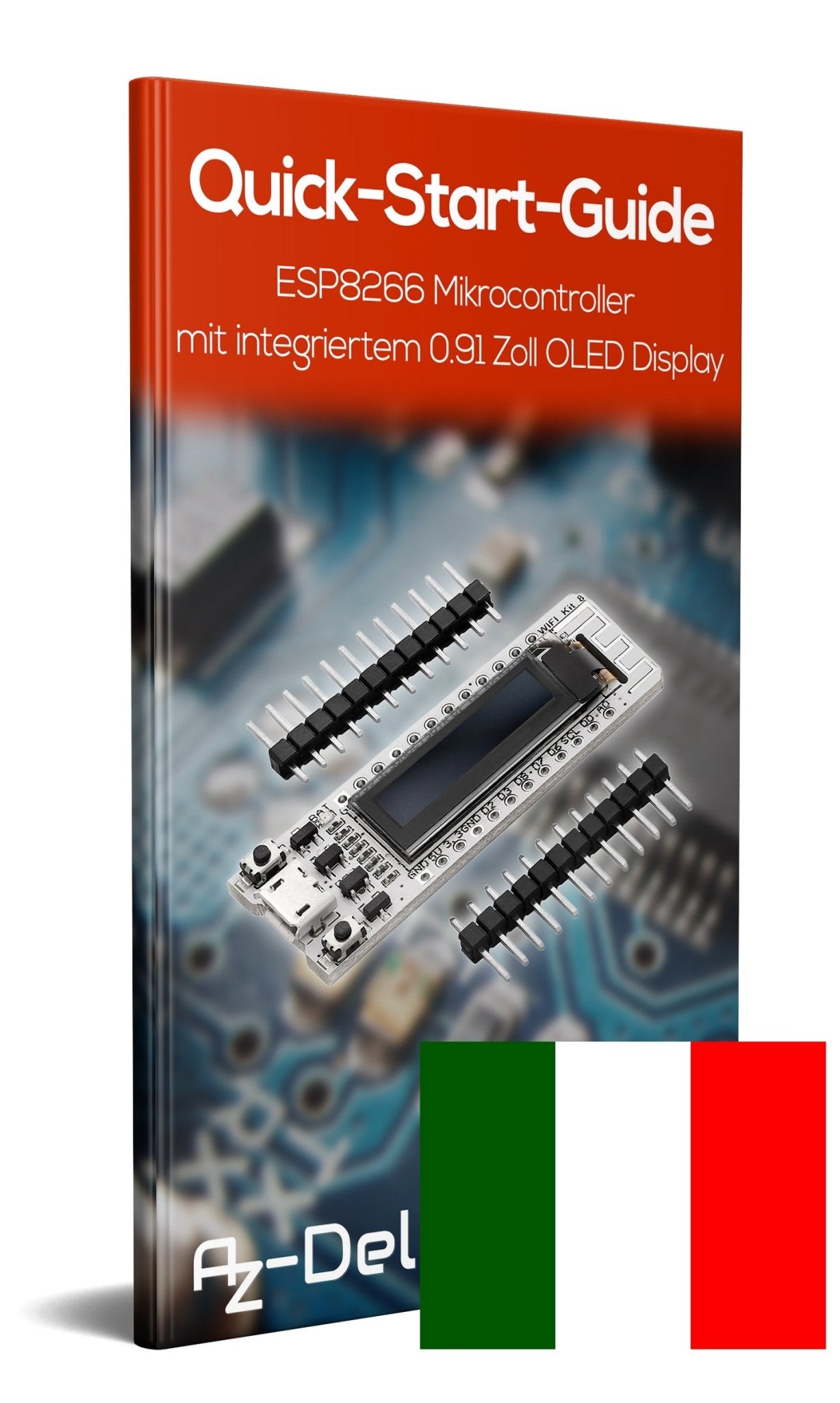ESP8266 Mikrocontroller mit integriertem 0.91" OLED Display - AZ-Delivery