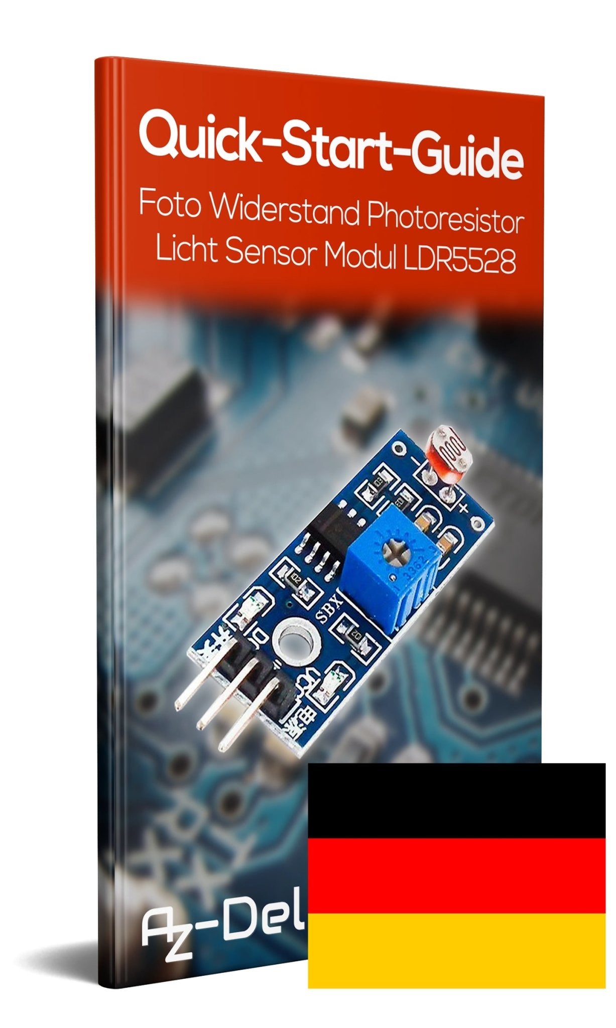 Foto Widerstand Photoresistor Licht Sensor Modul LDR5528 - AZ-Delivery
