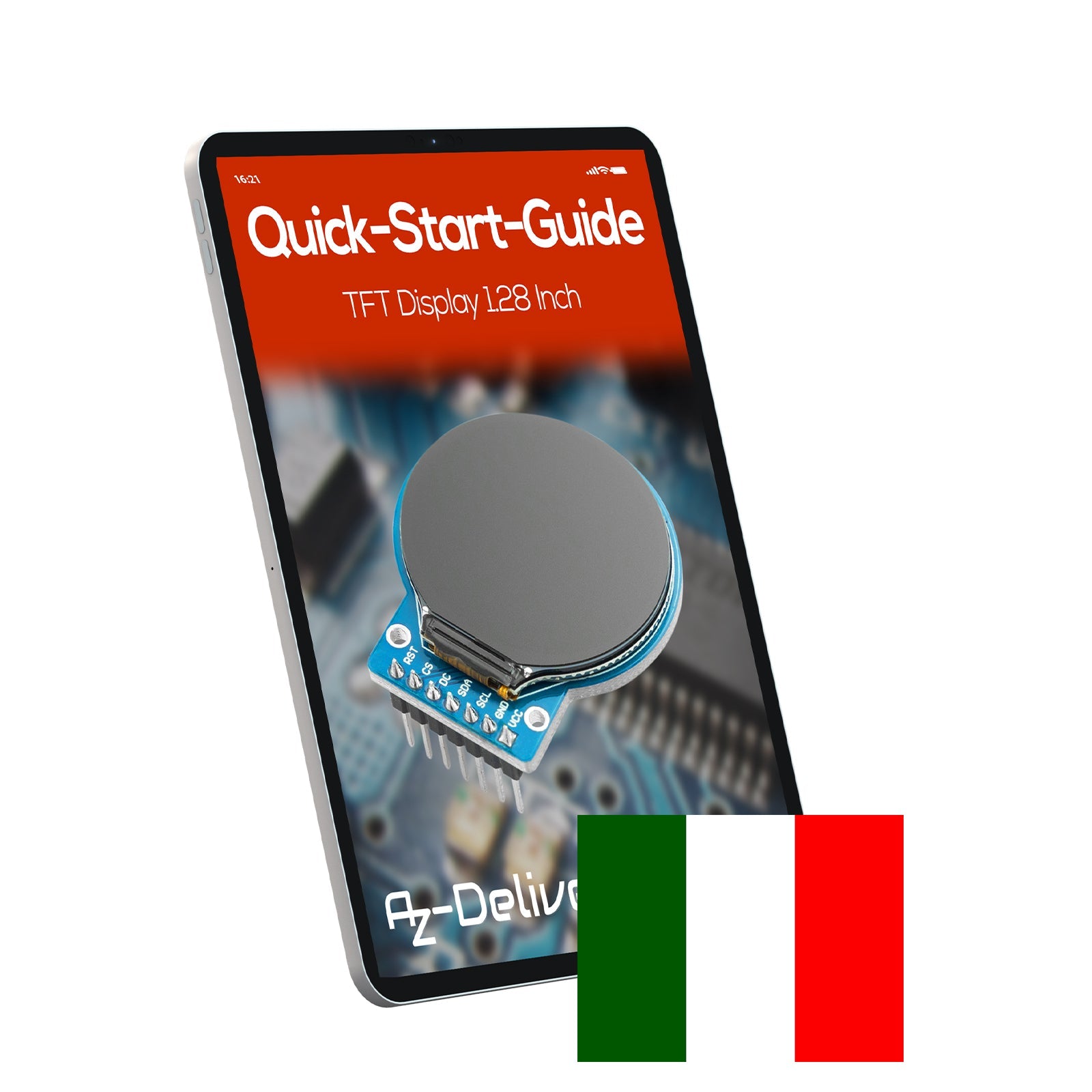 GC9A01 1.28-Zoll Rundes LCD TFT Display für Arduino - AZ-Delivery