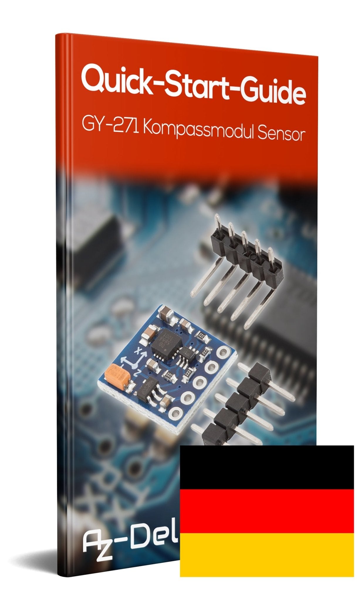 GY-271 Kompassmodul Kompass Magnet Sensor für Raspberry Pi - AZ-Delivery