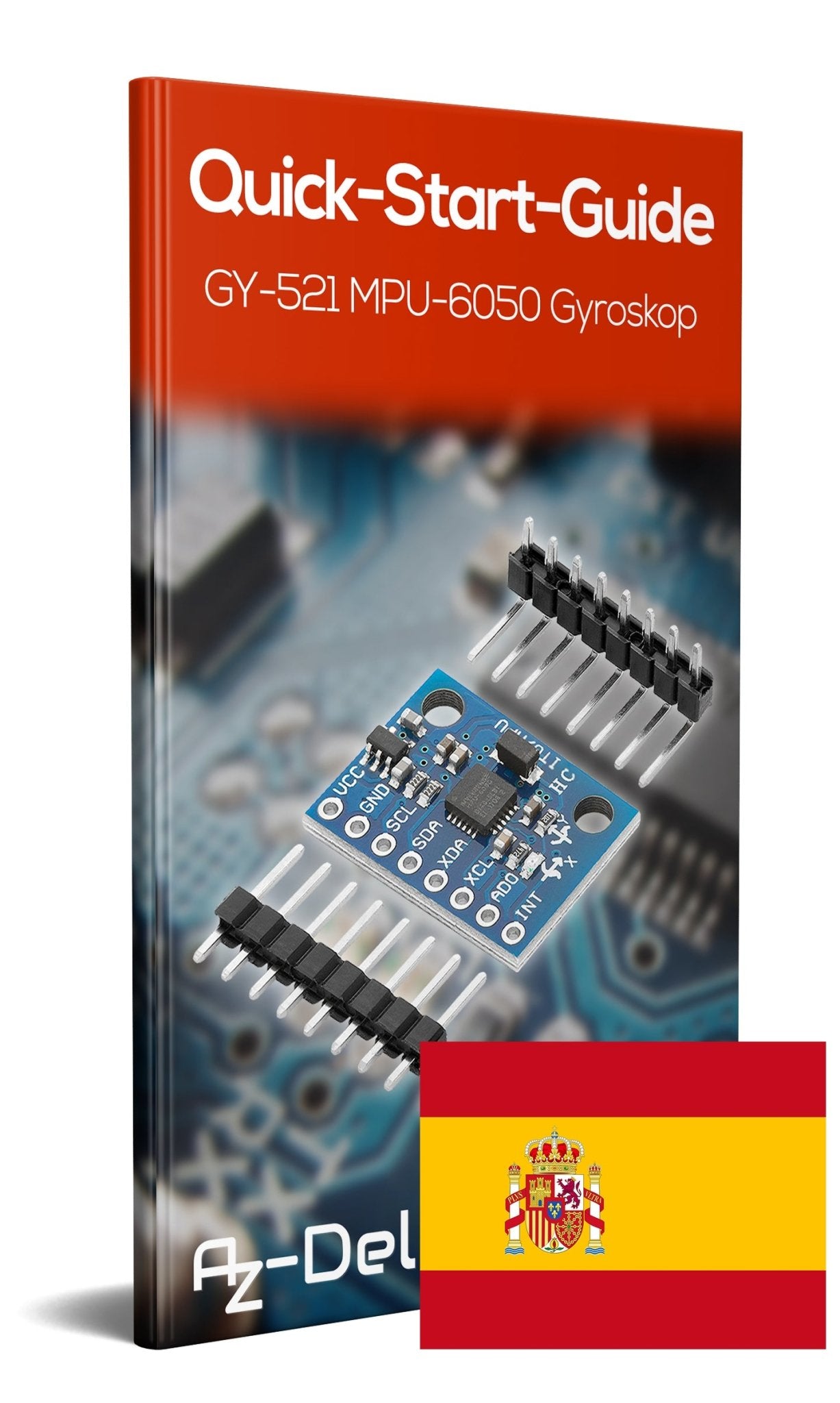 GY-521 MPU-6050 3-Achsen-Gyroskop und Beschleunigungssensor - AZ-Delivery