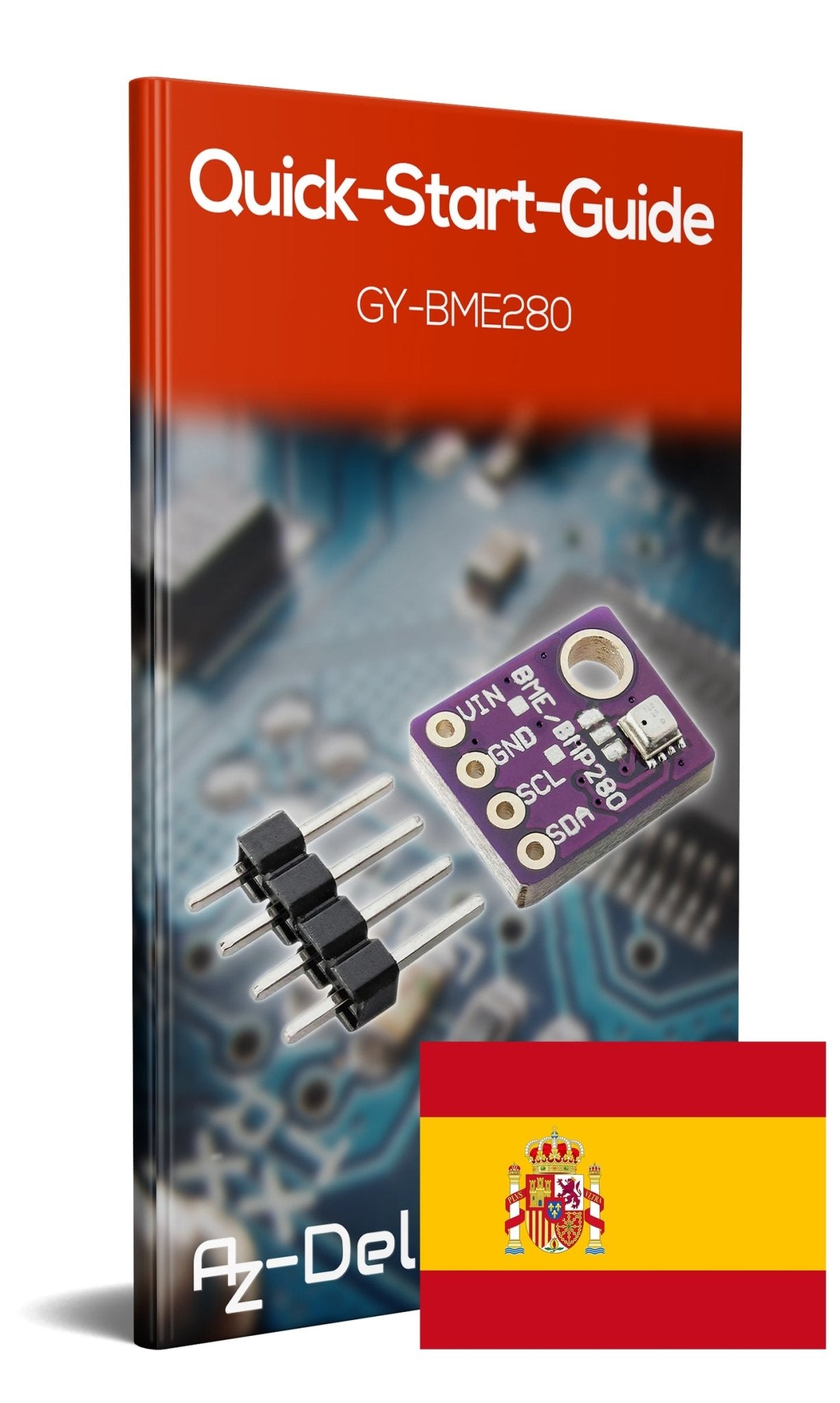 GY-BME280 Barometrischer Sensor für Temperatur, Luftfeuchtigkeit und Luftdruck - AZ-Delivery