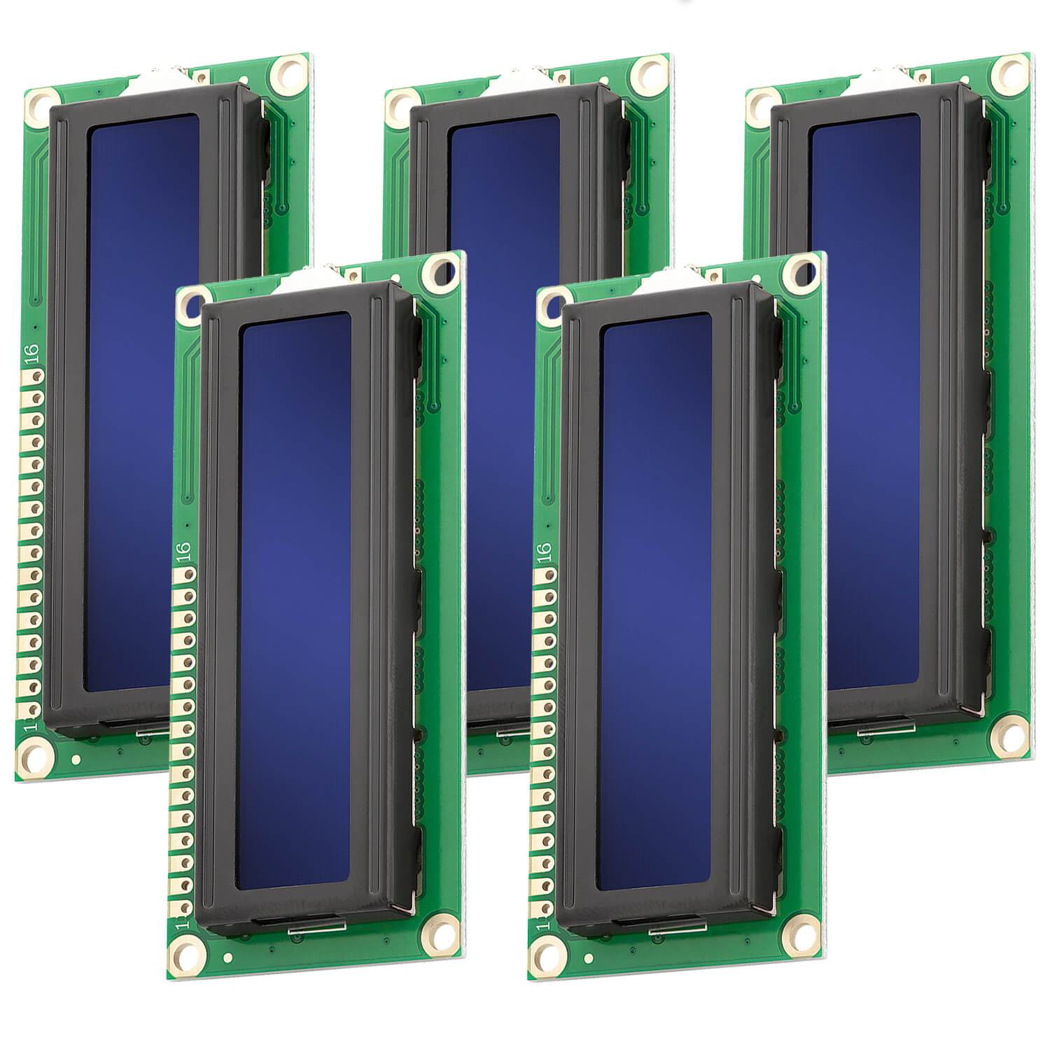 HD44780 1602 LCD Modul Display 2x16 Zeichen (mit blauem Hintergrund) kompatibel mit Arduino und Raspberry Pi - AZ-Delivery