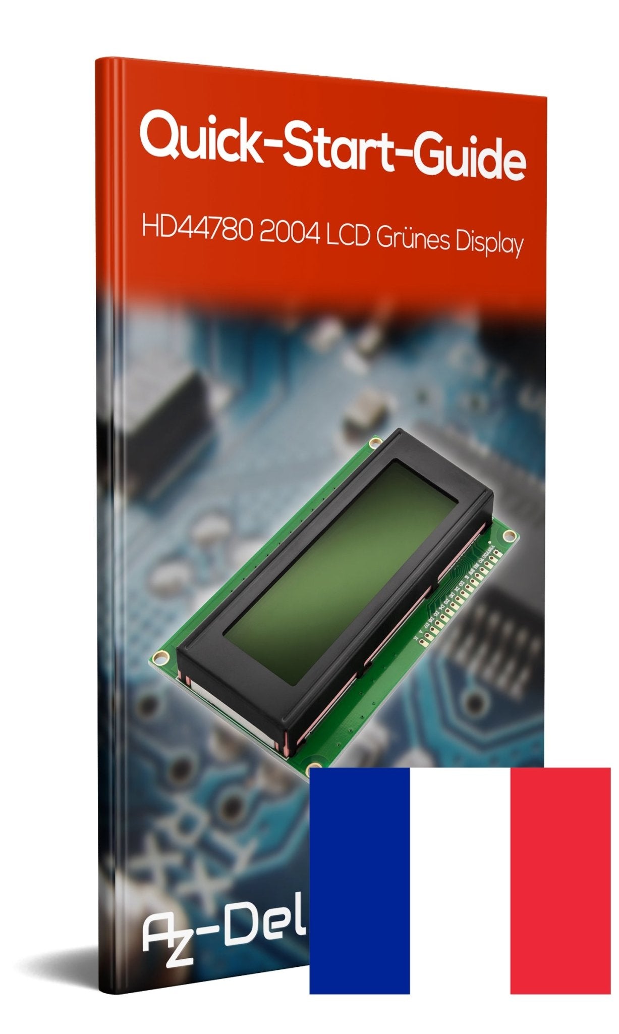 HD44780 2004 LCD Display 4x20 Zeichen Grün - AZ-Delivery