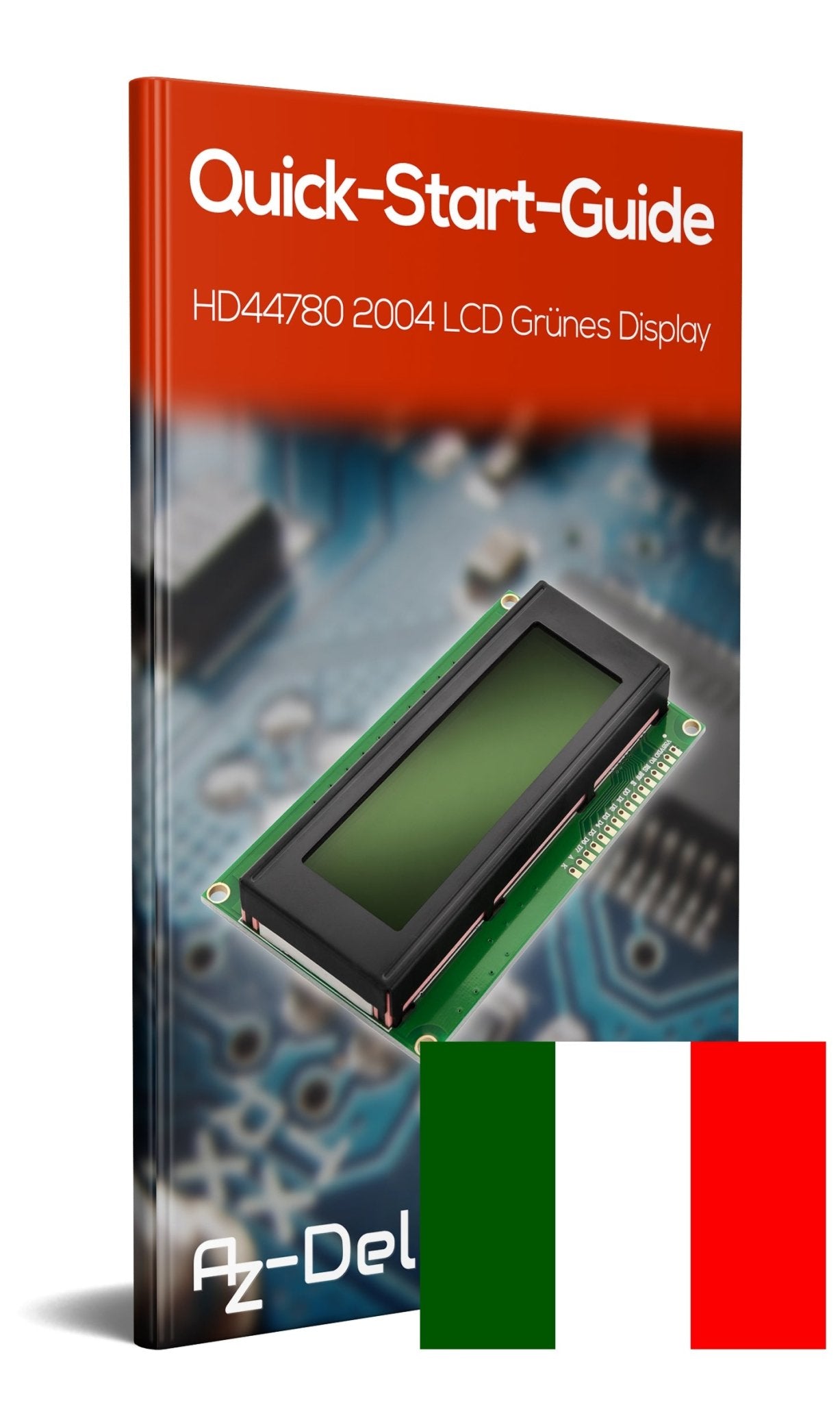 HD44780 2004 LCD Display 4x20 Zeichen Grün - AZ-Delivery