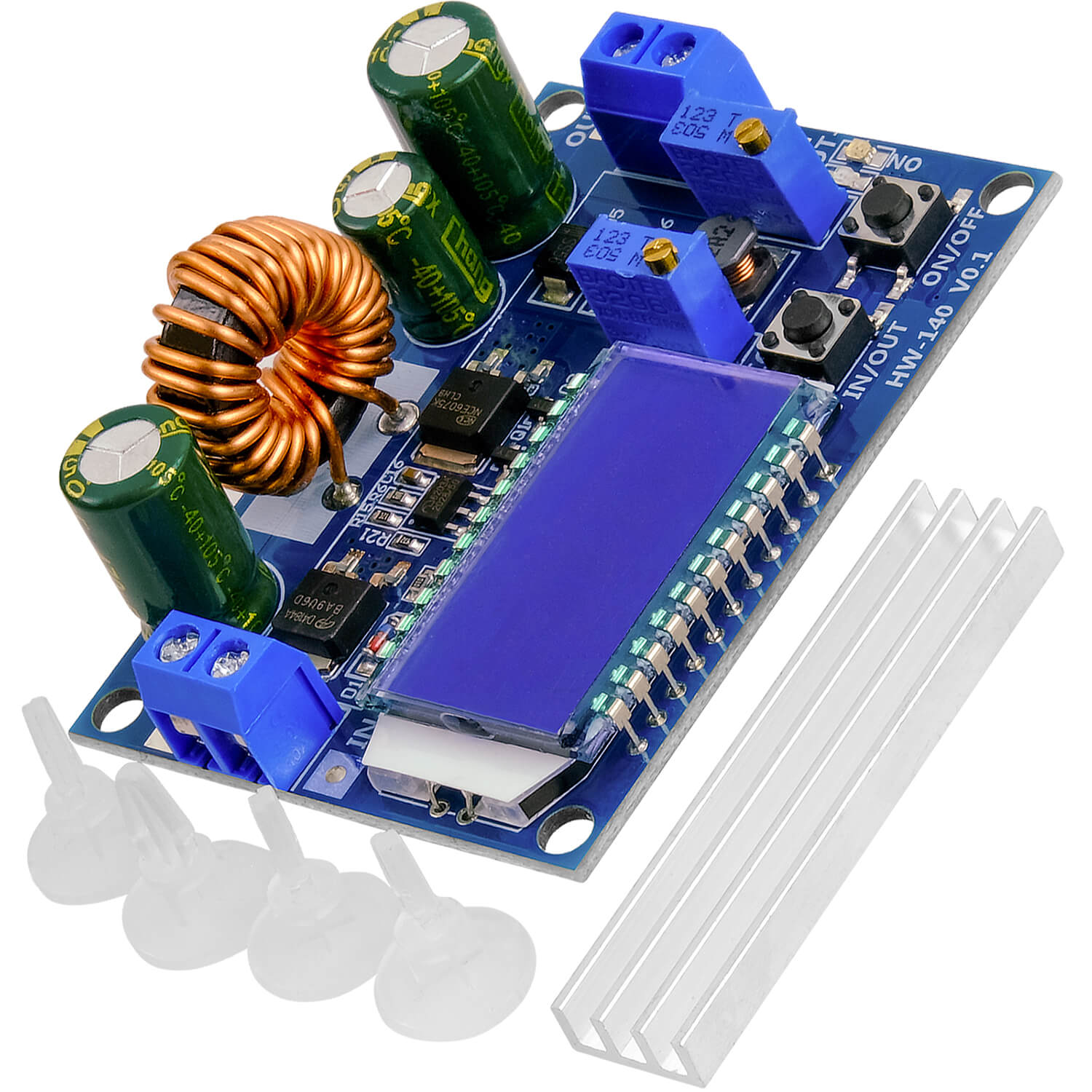 thumbnail image 2 of DC-DC 35W LCD CC CV Buck Boost Power Supply – Step Up/Down Digital Display Module, Unbranded 2 of 2