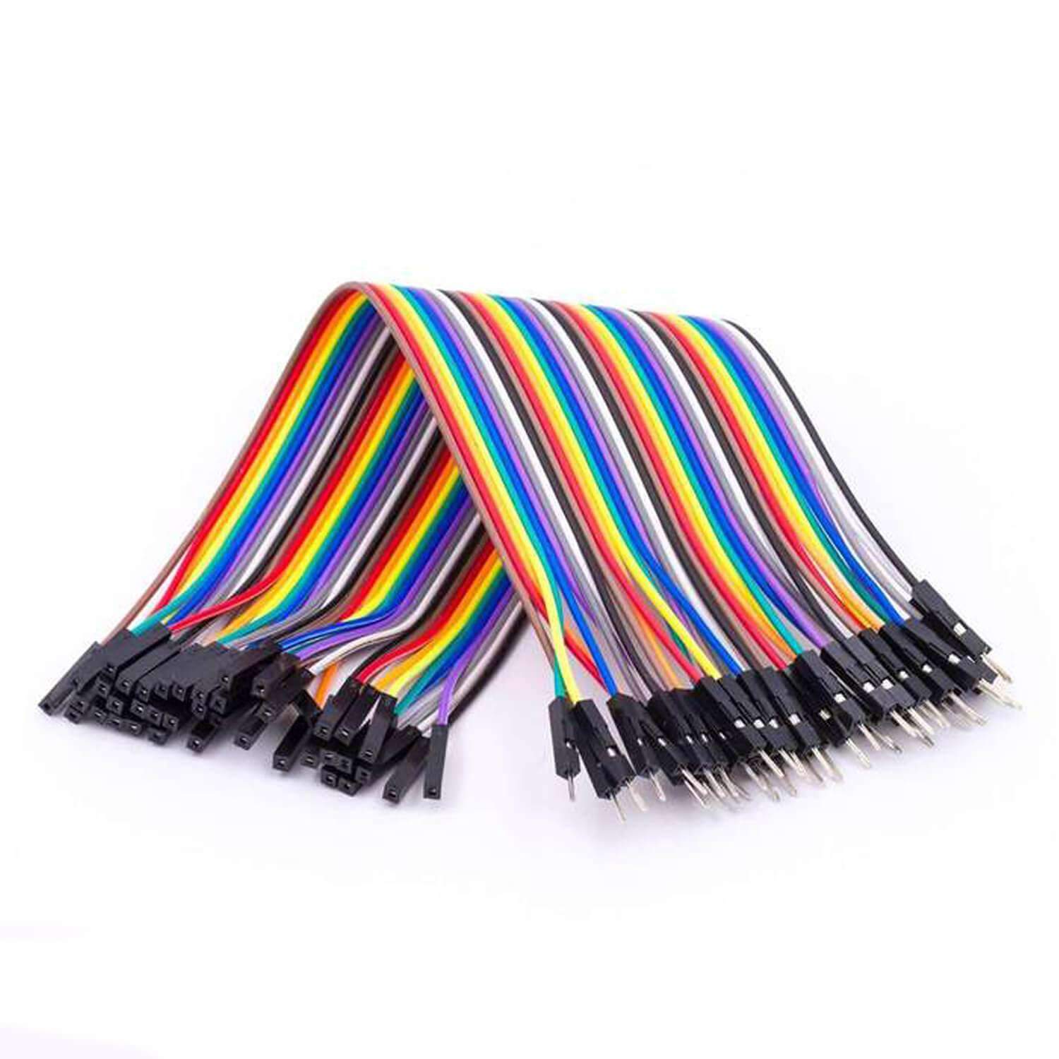 Jumper Wire Kabel 40 pc. 20 cm f2m female to male compatible with Arduino  and Raspberry Pi Breadboard