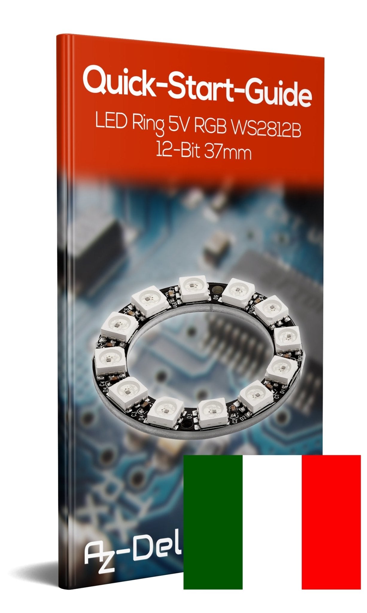 LED Ring 5V RGB WS2812B 12-Bit 37mm - AZ-Delivery