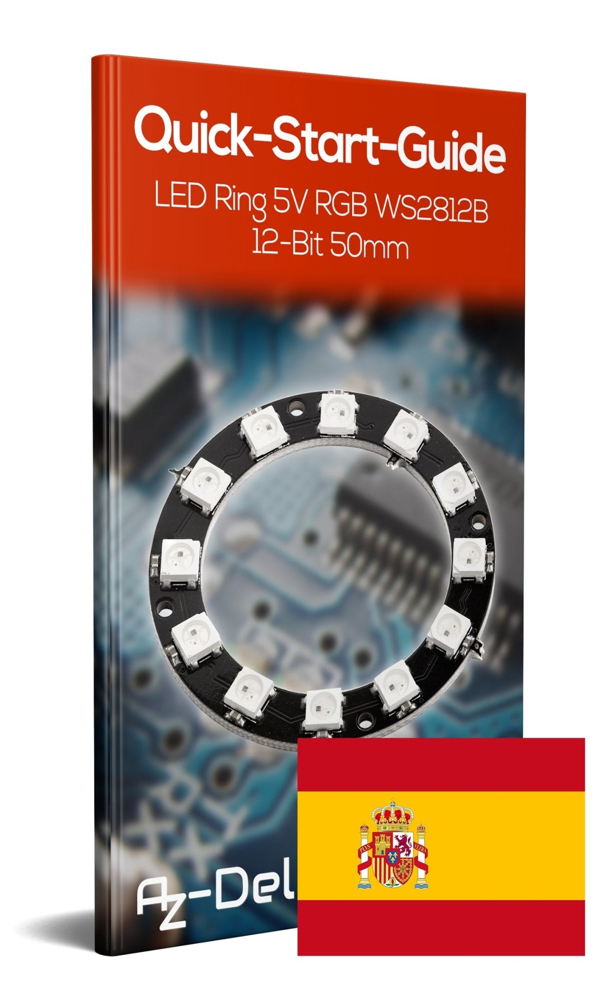 LED Ring 5V RGB WS2812B 12-Bit 50mm - AZ-Delivery