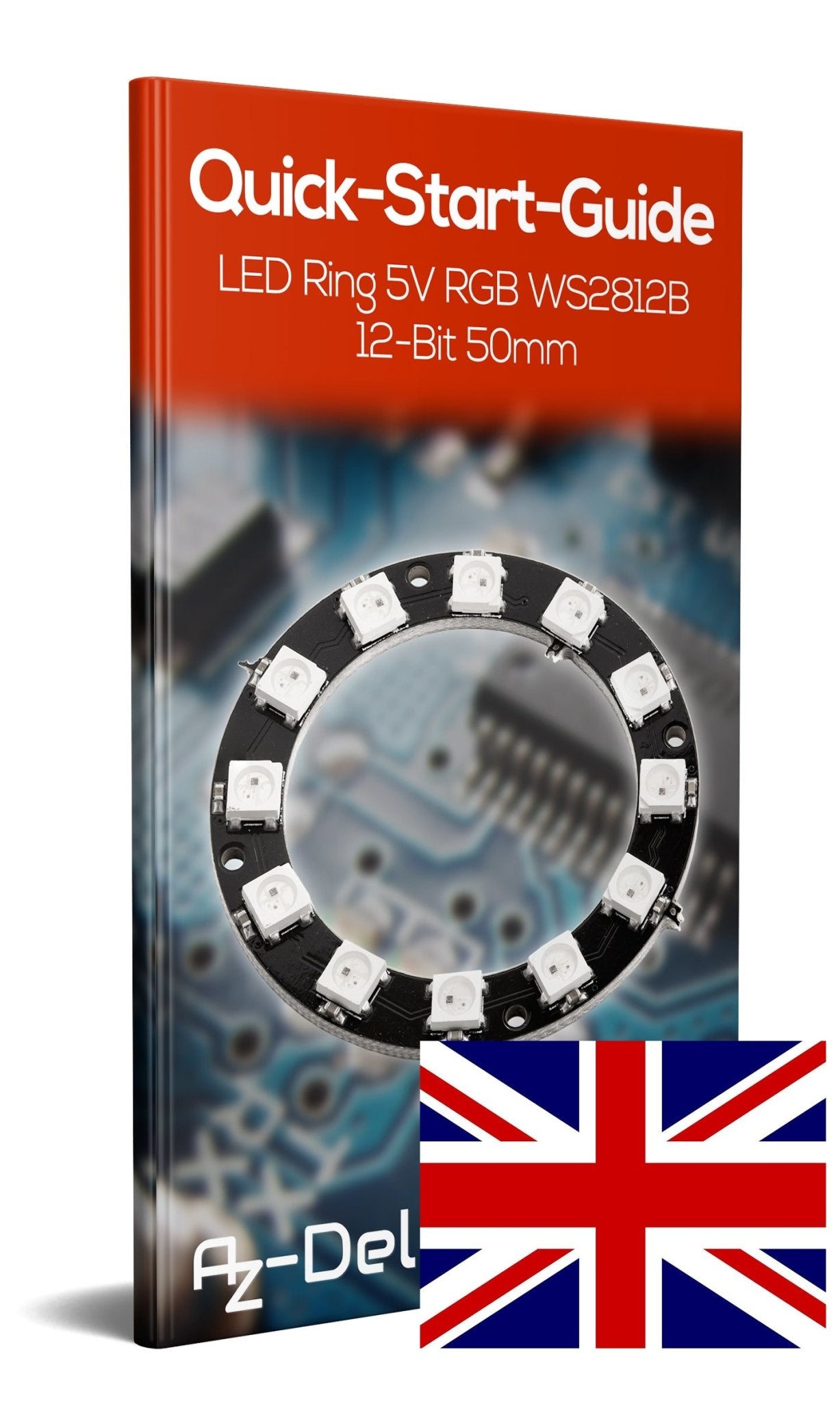 LED Ring 5V RGB WS2812B 12-Bit 50mm - AZ-Delivery