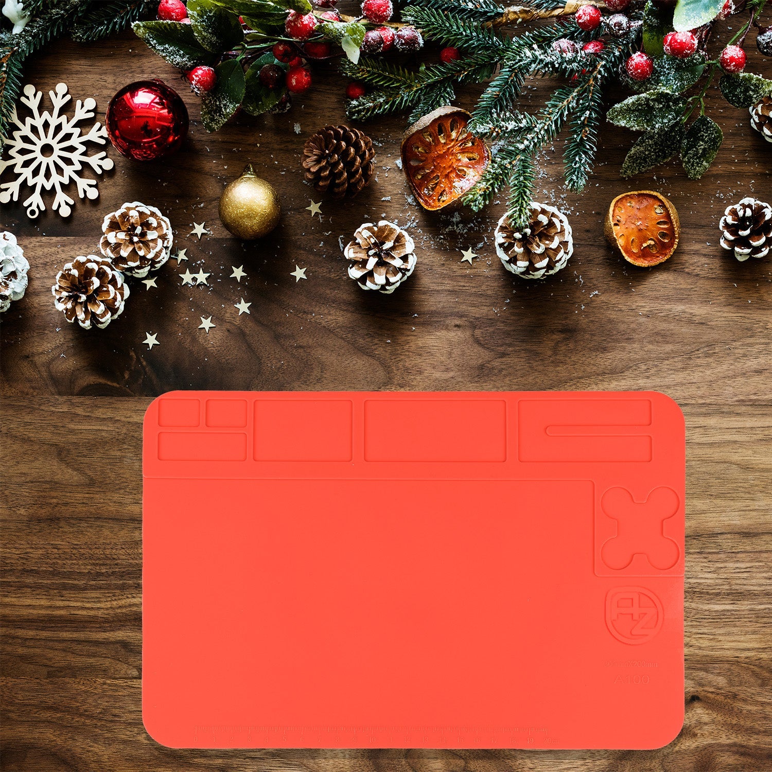 Lötmatte Premium Lötunterlage Hitzebeständiges Silikon für Lötkolben & Lötstation - AZ-Delivery