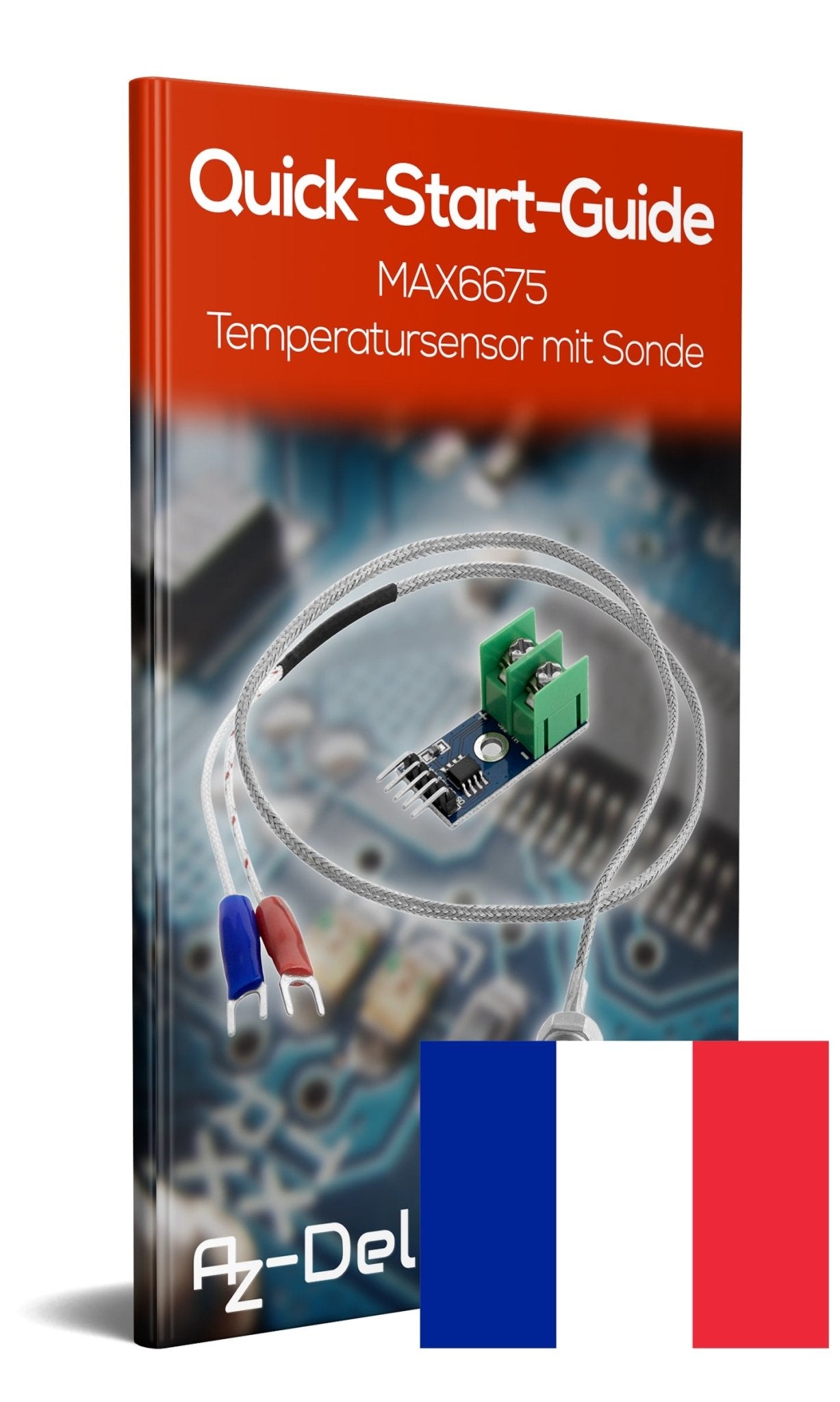 MAX6675 Temperatur Sensor mit Sonde K-Typ und Jumper Wire für Raspberry Pi - AZ-Delivery