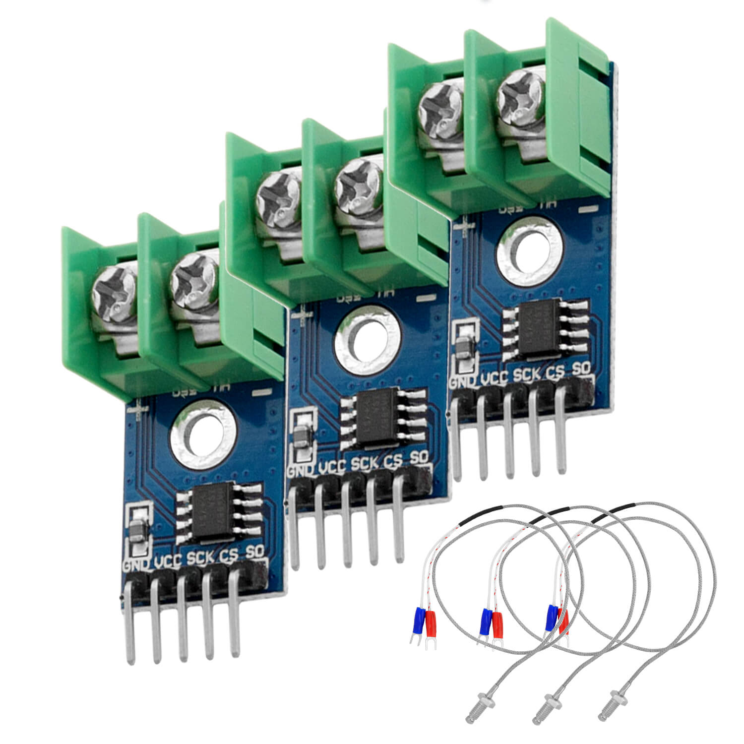 MAX6675 Temperatur Sensor mit Sonde K-Typ und Jumper Wire für Raspberry Pi - AZ-Delivery