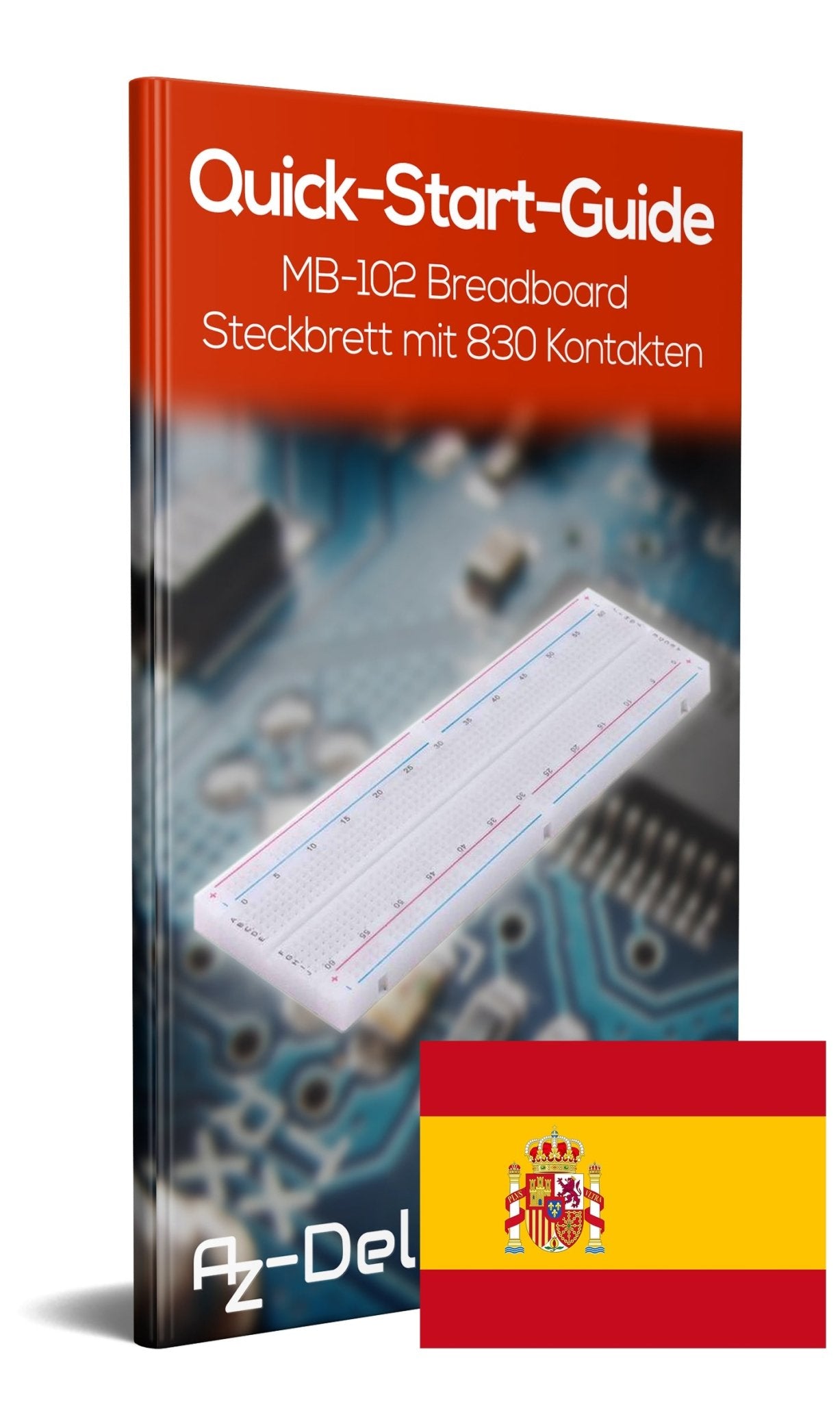 MB-102 Breadboard Steckbrett mit 830 Kontakten - AZ-Delivery