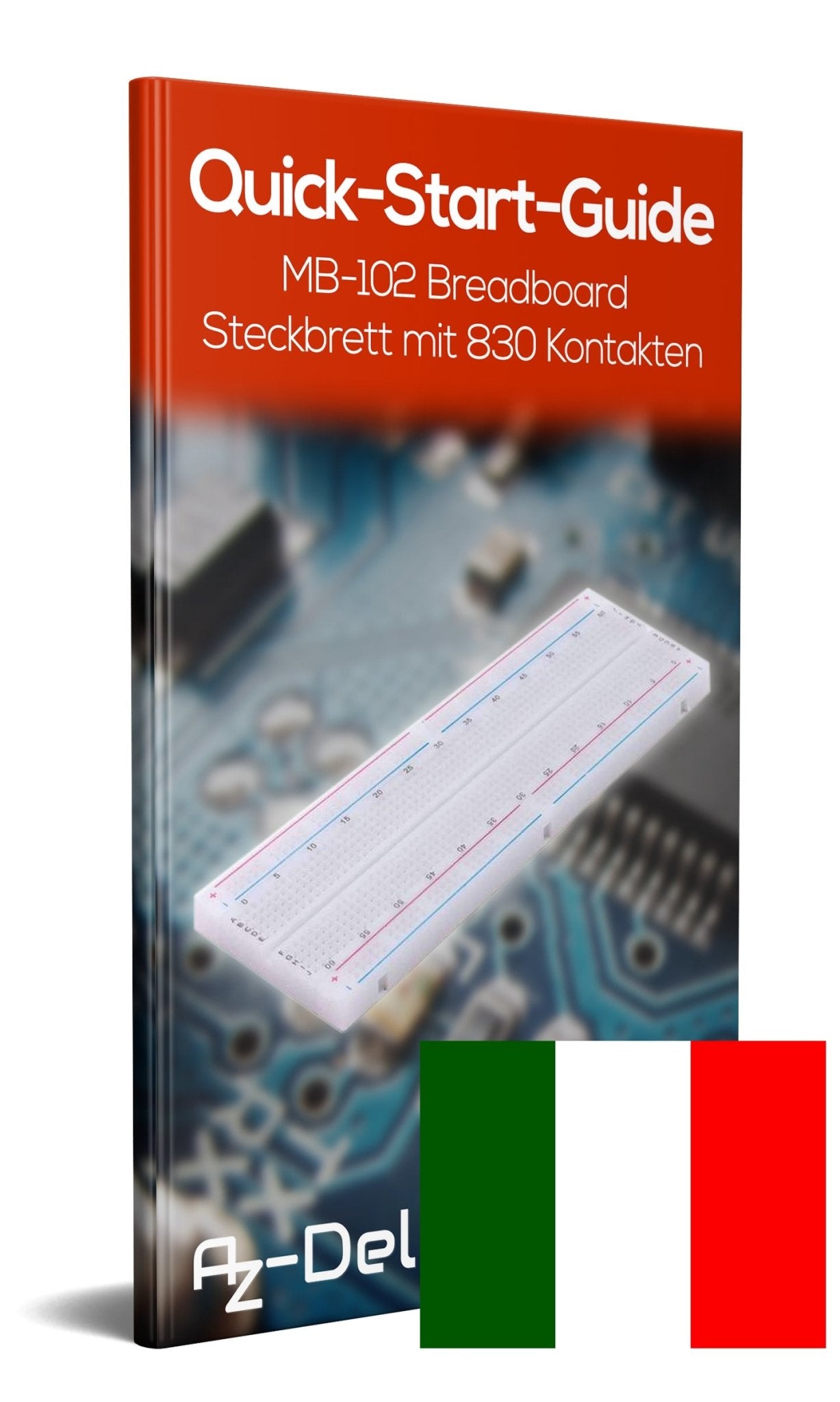 MB-102 Breadboard Steckbrett mit 830 Kontakten - AZ-Delivery