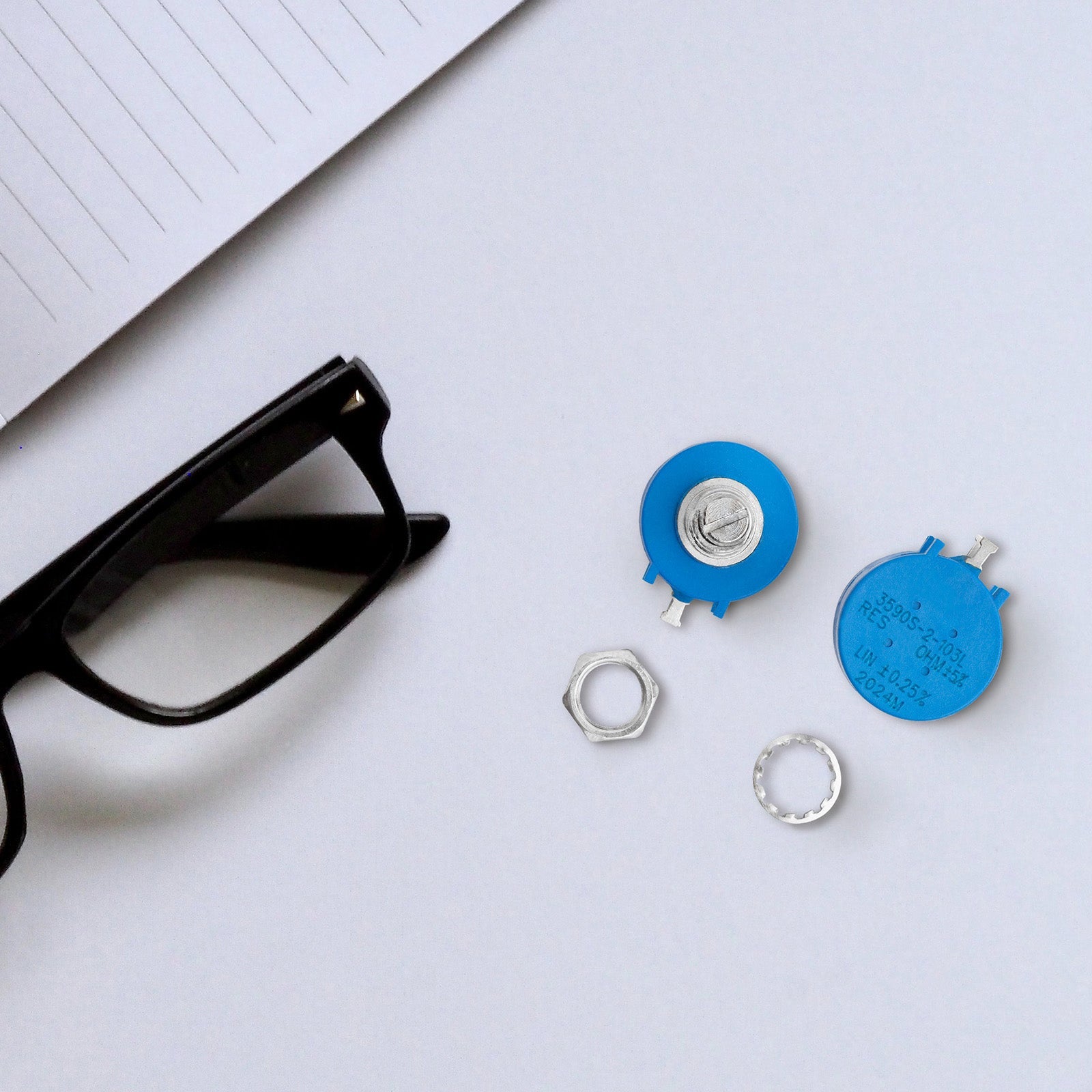 Mehrgang rotary Potentiometer mit Schutzwiderstand 3590S 100K Ohm mit einstellbarem Widerstand - AZ-Delivery