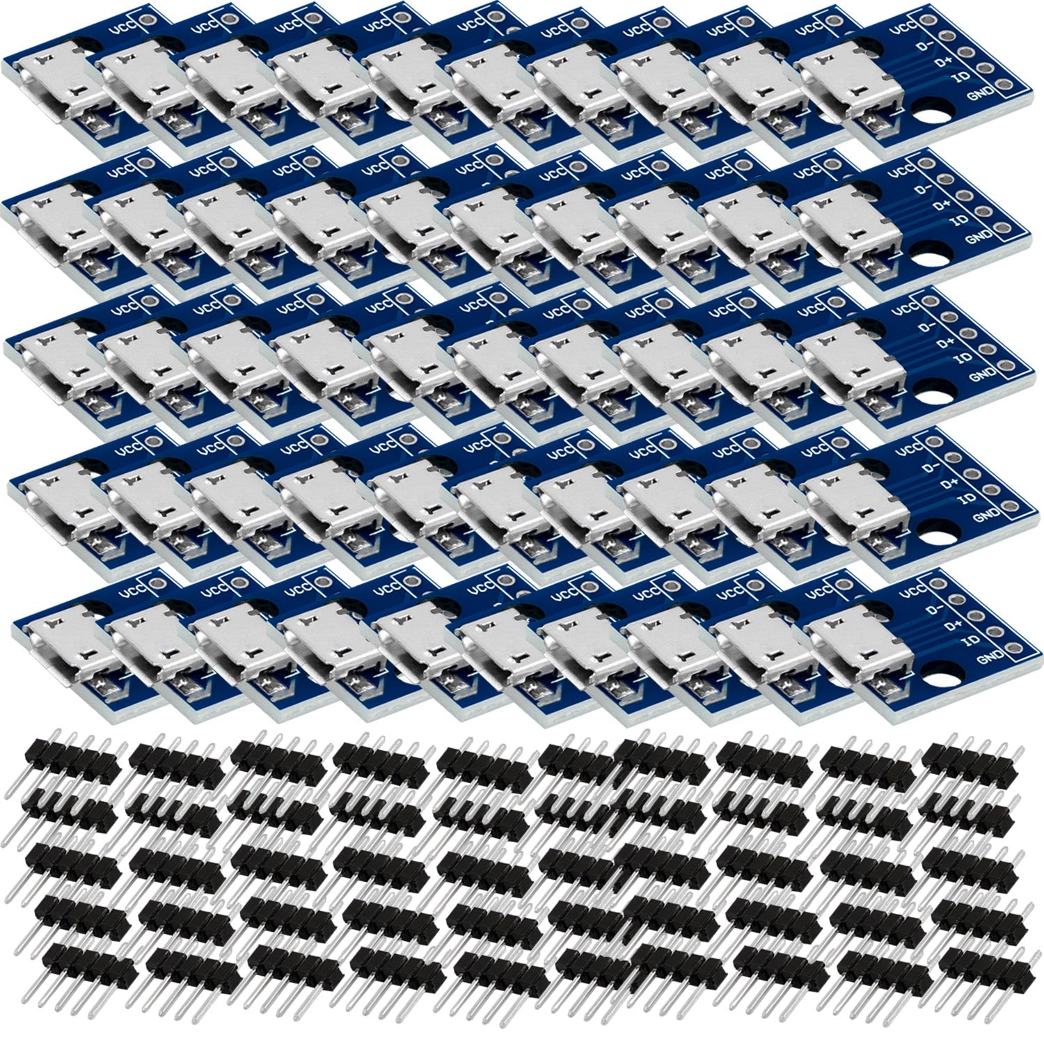 Micro-USB-Anschlussbuchse | USB-Stromversorgungsschnittstelle | 5V-Strommodul | kompatibel mit Arduino - AZ-Delivery