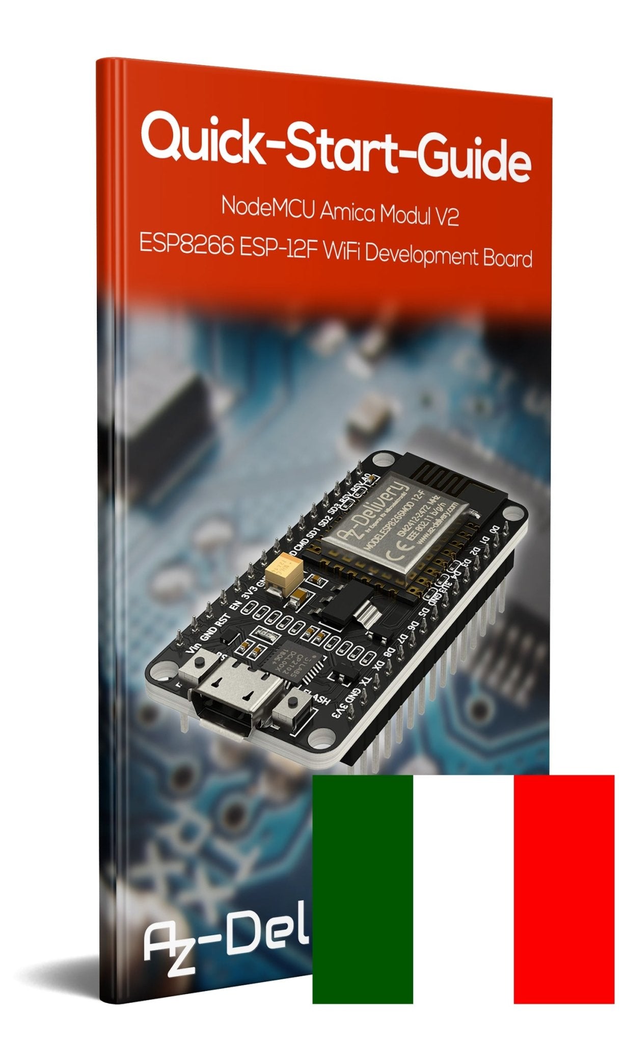 NodeMCU Lua Amica Modul V2 ESP8266 ESP-12F WIFI Wifi Development Board mit CP2102 - AZ-Delivery