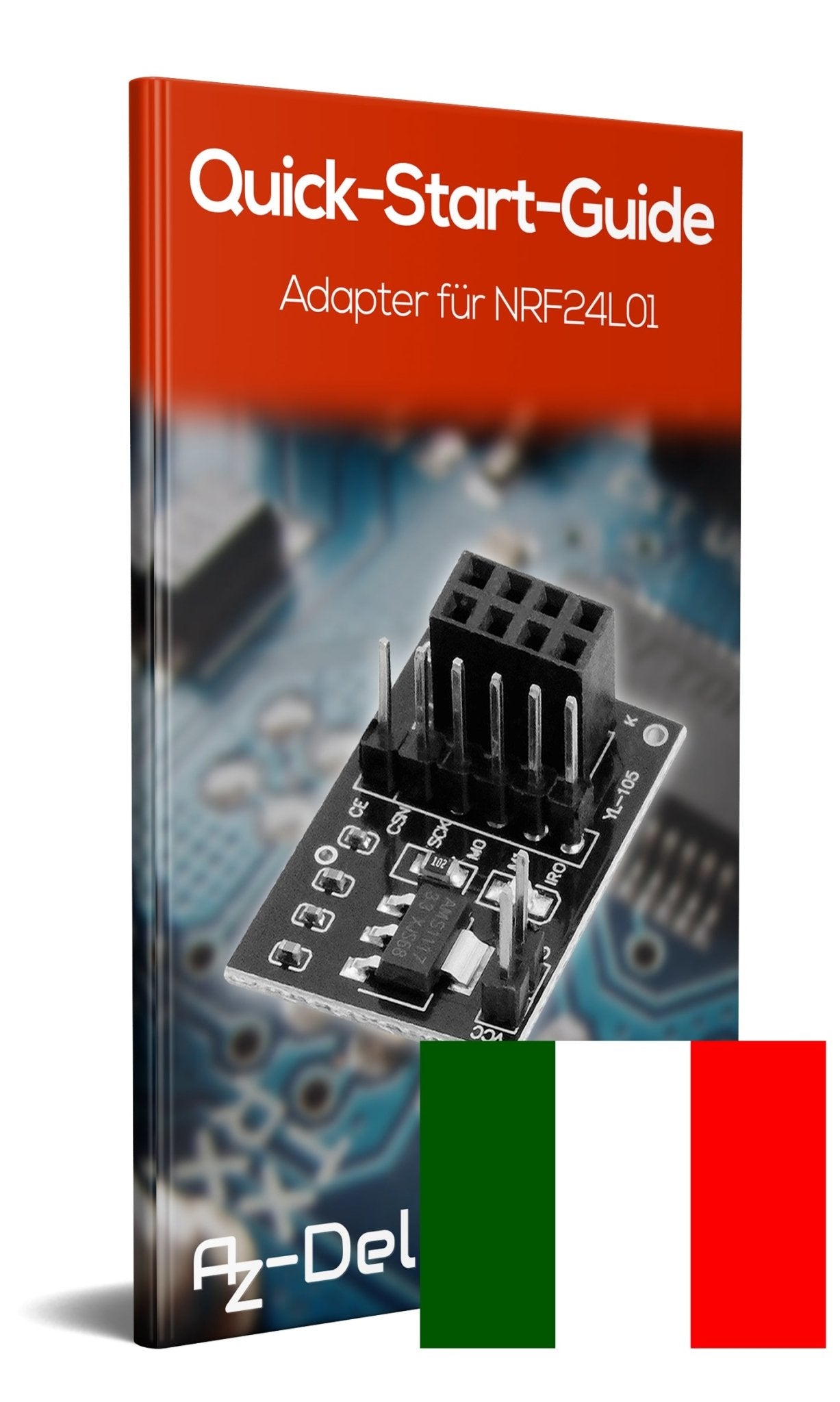 NRF24L01 Adapter für NRF24L01 RF Wireless Transceiver Modul - AZ-Delivery