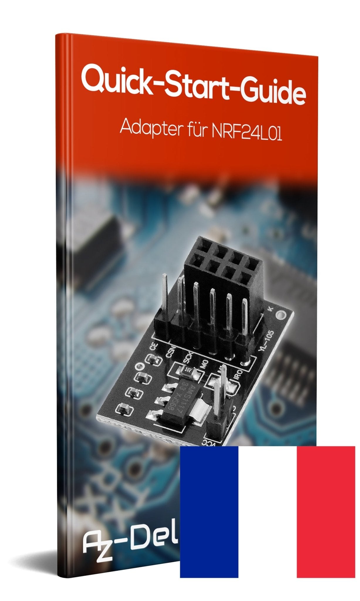 NRF24L01 Adapter für NRF24L01 RF Wireless Transceiver Modul - AZ-Delivery