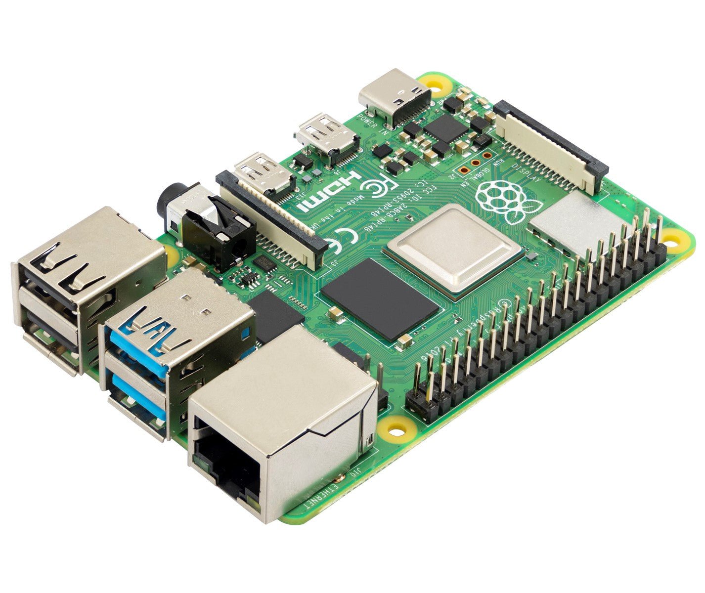 Raspberry Pi 4 B | 4GB RAM | Einplatinen-Computer | 4x1,8 GHz CPU | WiFi & BLE - AZ-Delivery