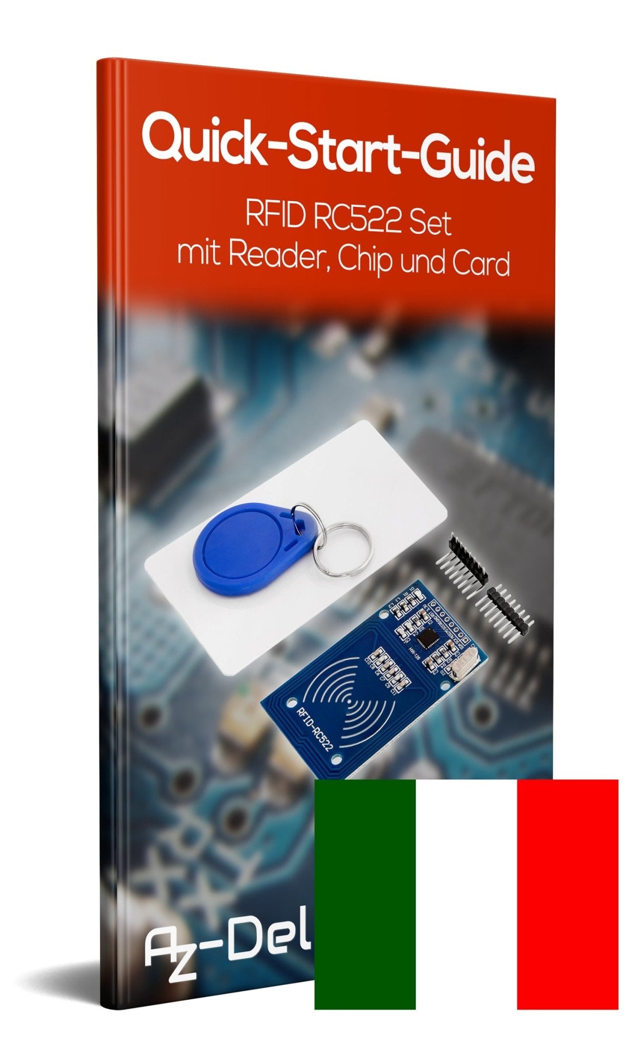 RFID Kit RC522 mit Reader, Chip und Card für Raspberry Pi (13,56MHz) - AZ-Delivery
