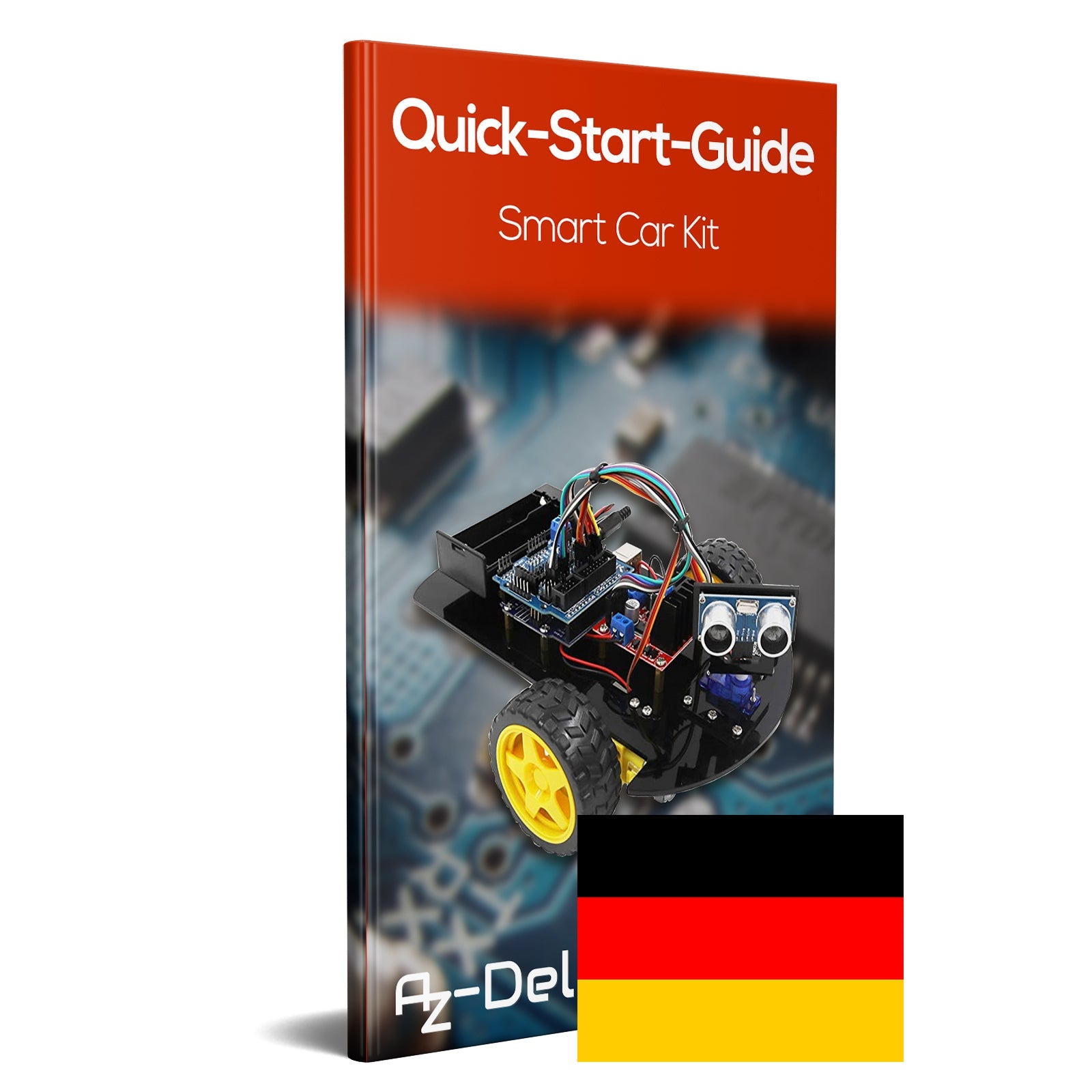 Smart Robot Car DIY Learning 2wd Ultraschall Sensor Infrarot Fernbedienung Starter Kit - AZ-Delivery