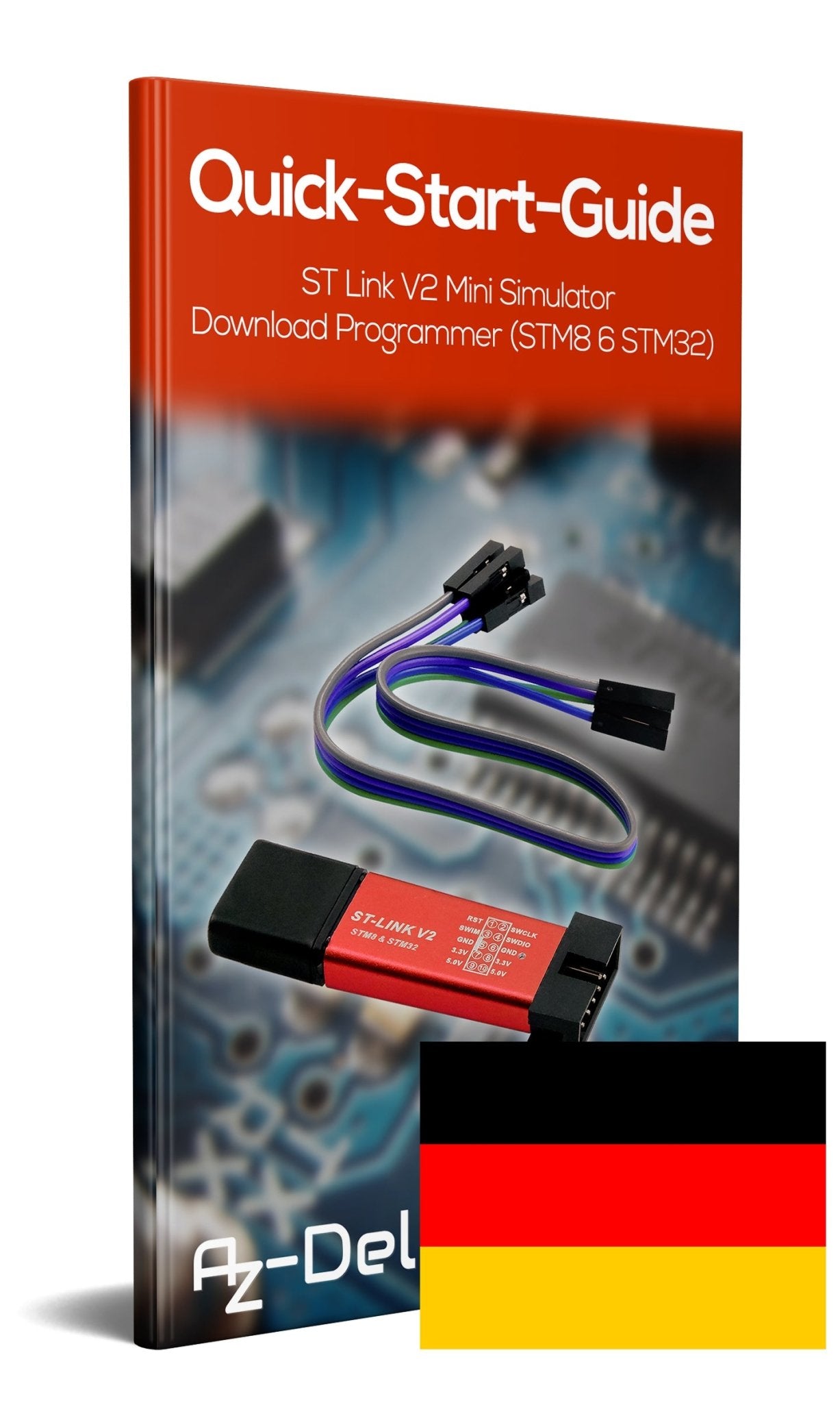 ST Link V2 Mini Simulator Download Programmer (STM8 6 STM32) - AZ-Delivery
