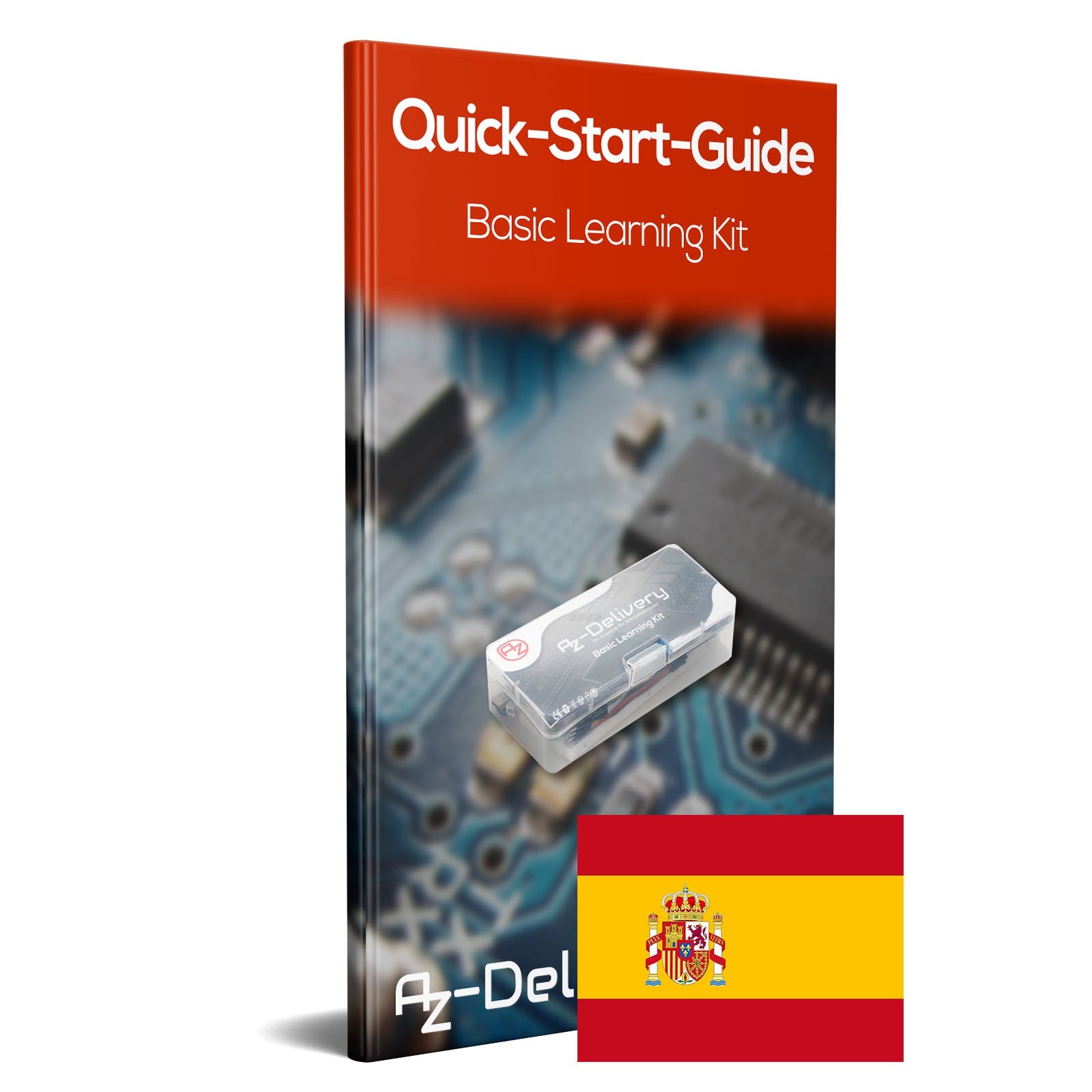 Starter Kit mit Widerständen, Stromversorgungsmodul und Gleichstrommotor, Sensoren uvm. kompatibel mit Arduino - AZ-Delivery