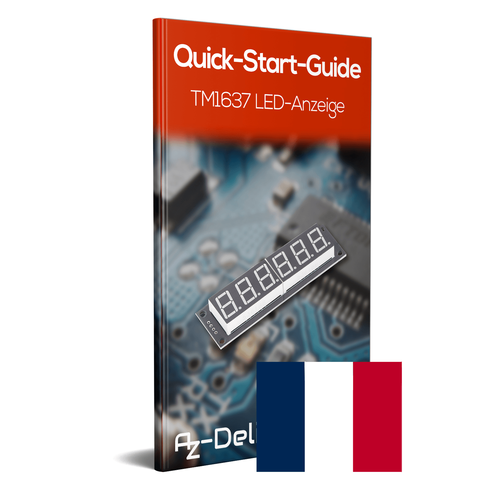 TM1637 6 Digit blaue LED-anzeige 7 Segment Display Modul mit 0,56 Zoll, 5V Anzeigemodul kompatibel mit Raspberry Pi - AZ-Delivery